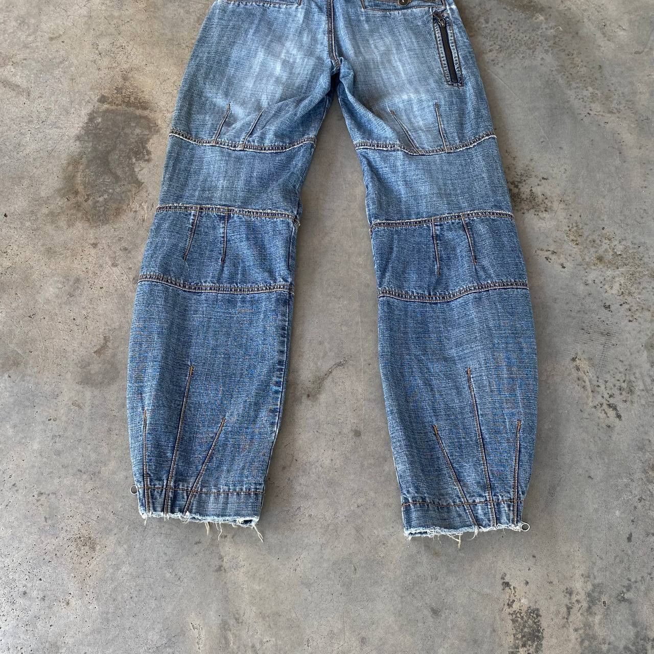 5351 POUR LES HOMMES × Beauty Beast × Japanese Brand JAPANESE BUONA GIORNATA DISTRESSED BIKER JEAN ZIPPER ANKLE Size US 29 - 8 Thumbnail