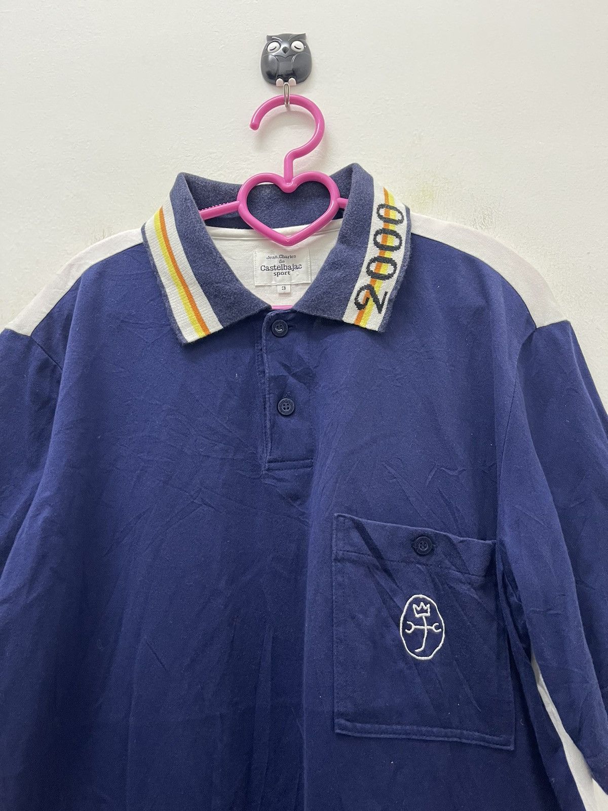 Jean Charles De Castelbajac Rare 2000 Vintage JEAN CHARLES DE CASTELBAJAC SPORT Polo Size US M / EU 48-50 / 2 - 4 Thumbnail
