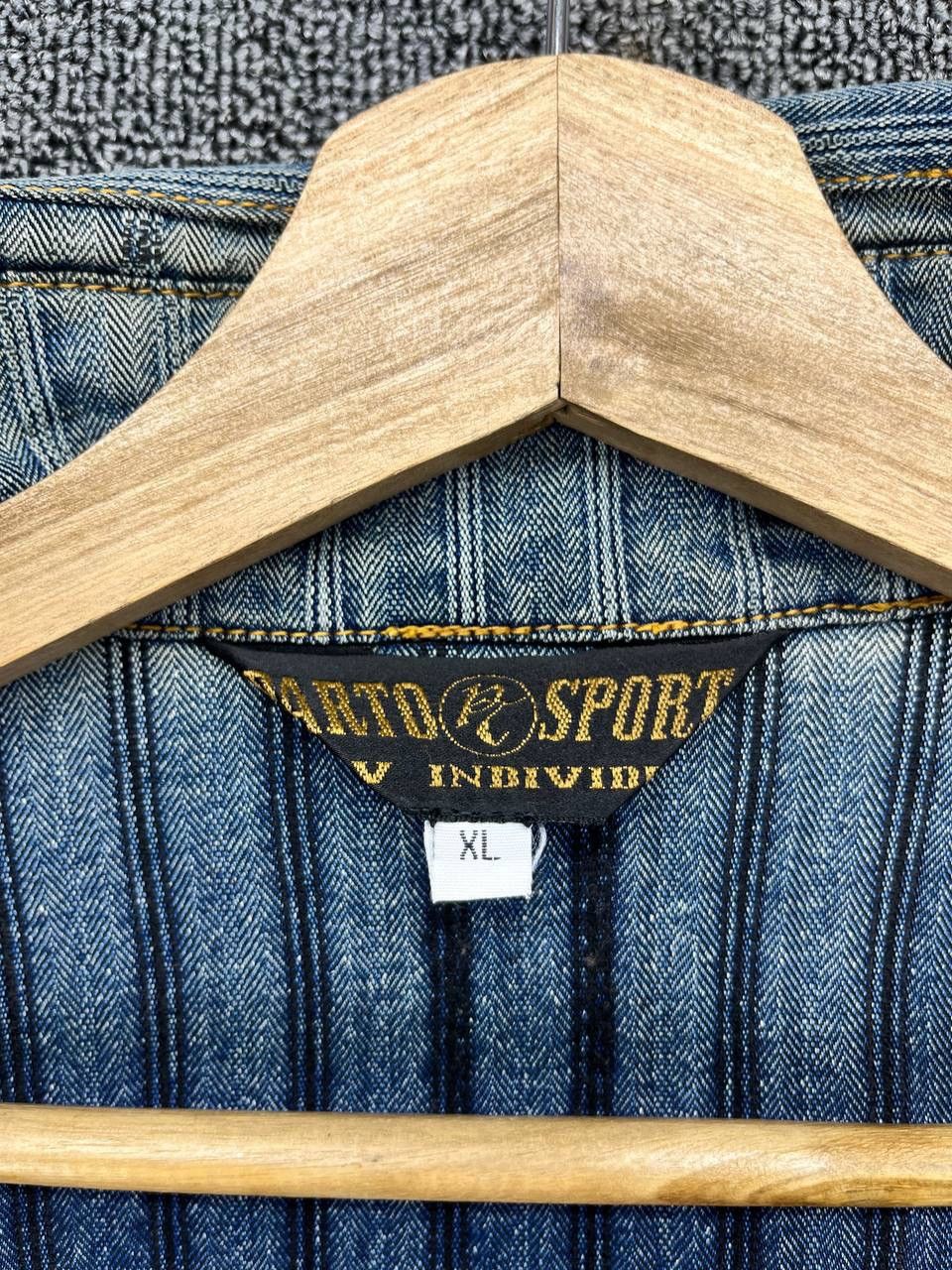 Vintage Vintage Parto Sport Jeans Rare Design Denim Jacket Size US XL / EU 56 / 4 - 7 Thumbnail