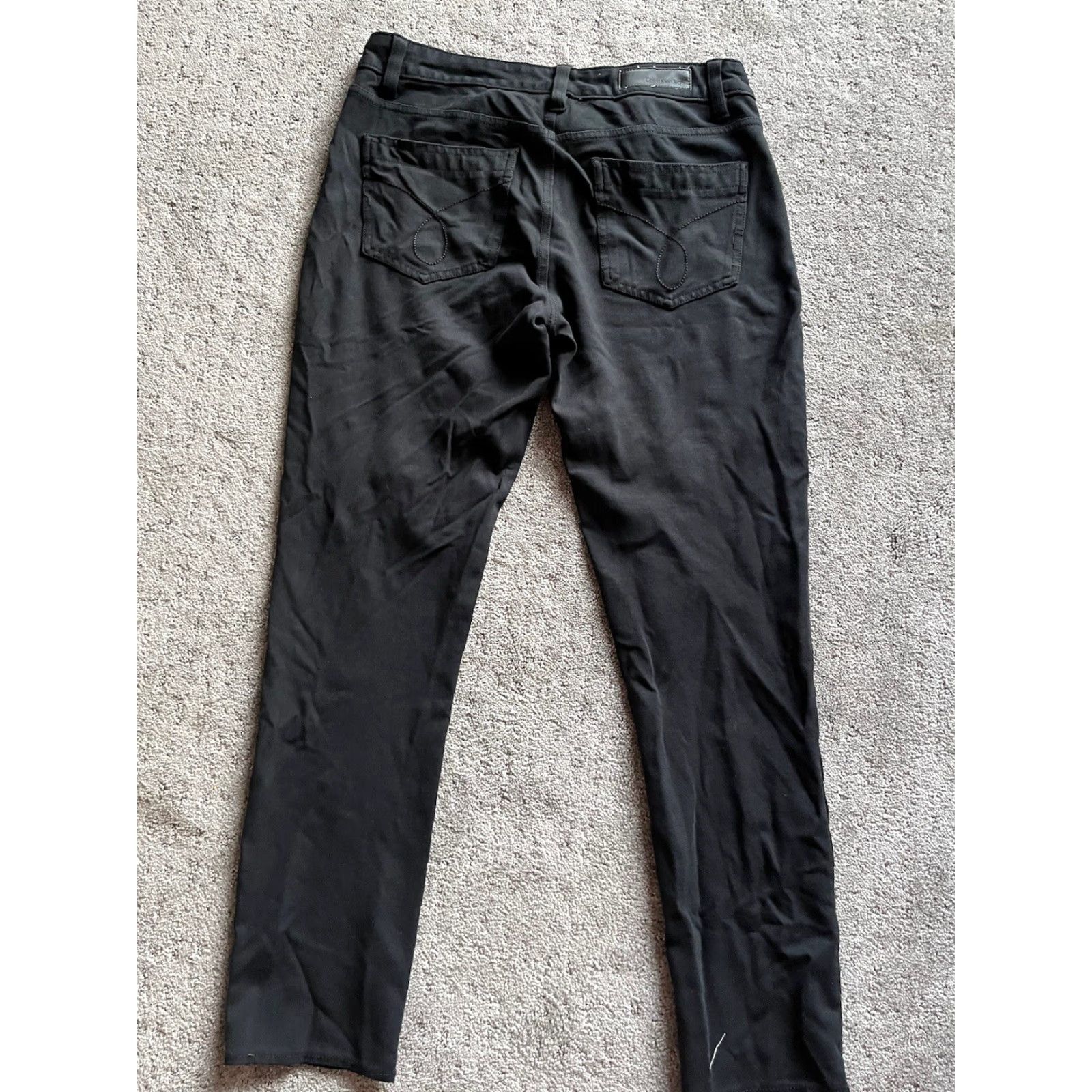 Calvin Klein Calvin Klein Jeans Women Black Skinny 28 Mid Rise 28x26 Size 28" / US 6 / IT 42 - 3 Thumbnail