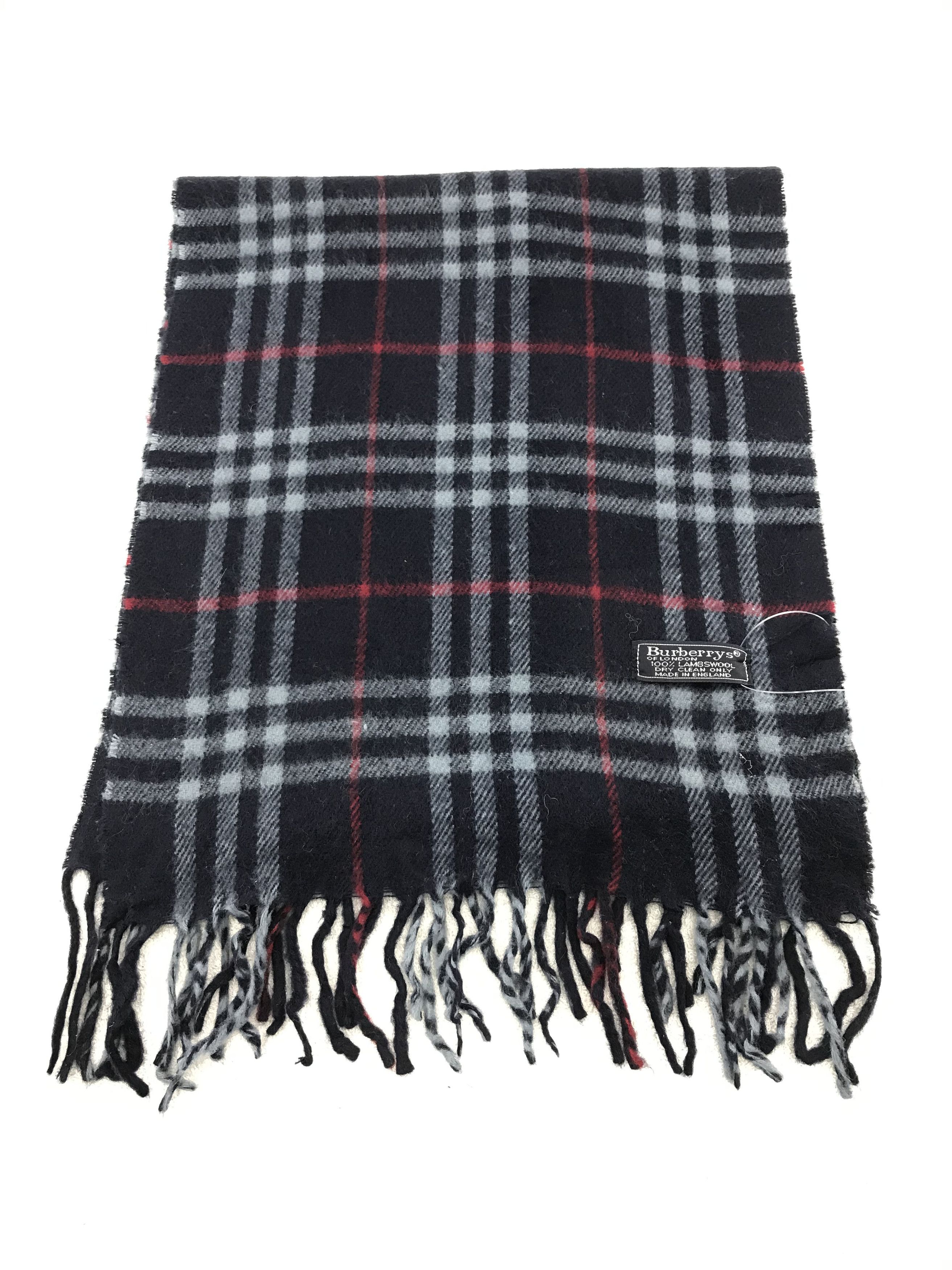 Burberry × Vintage Burberry Scarf / Muffler / Neckwear - WW1047 Size ONE SIZE - 2 Thumbnail
