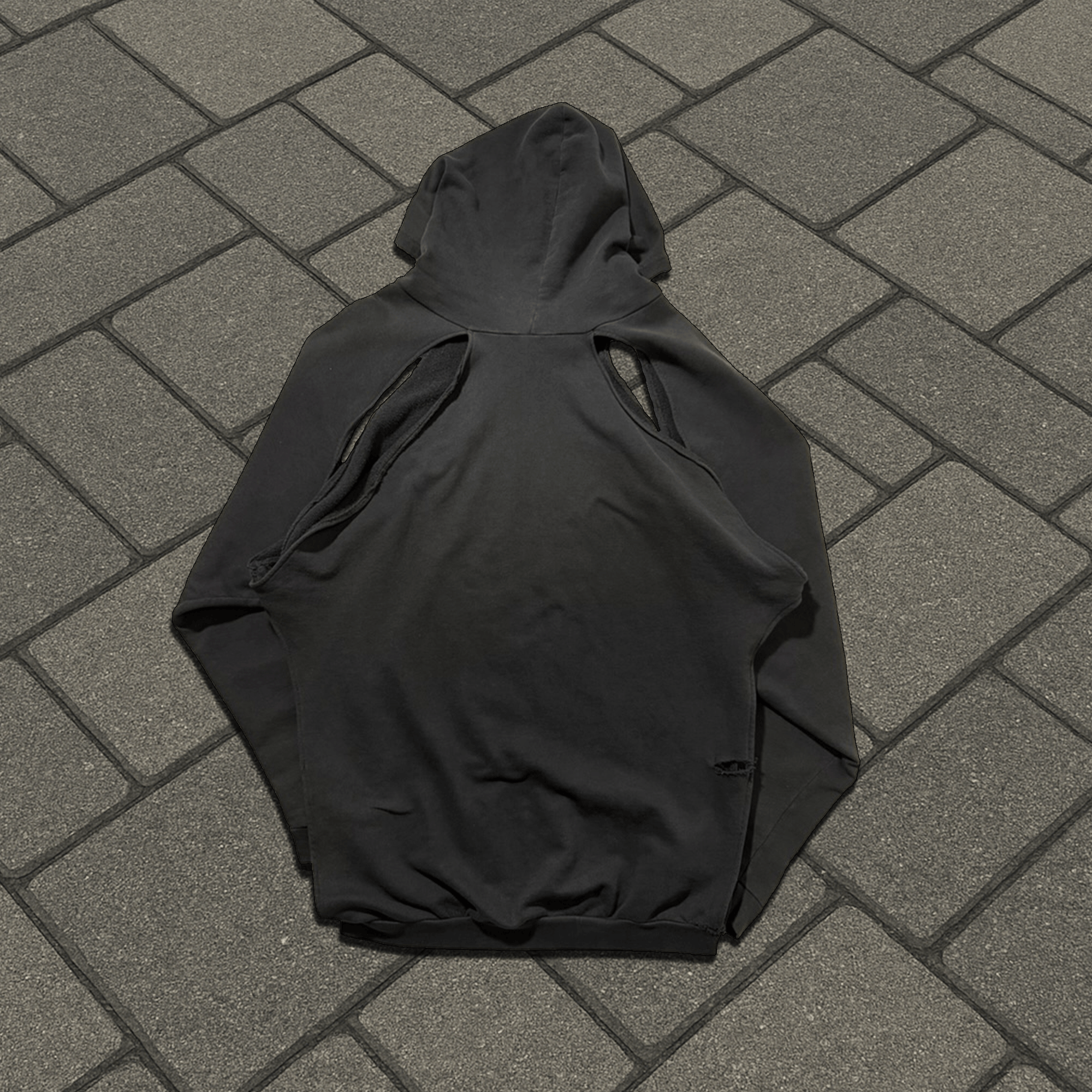 Raf Simons SS03 Raf Simons ‘Consumed’ Runway Cut Out Hoodie Size US L / EU 52-54 / 3 - 3 Thumbnail