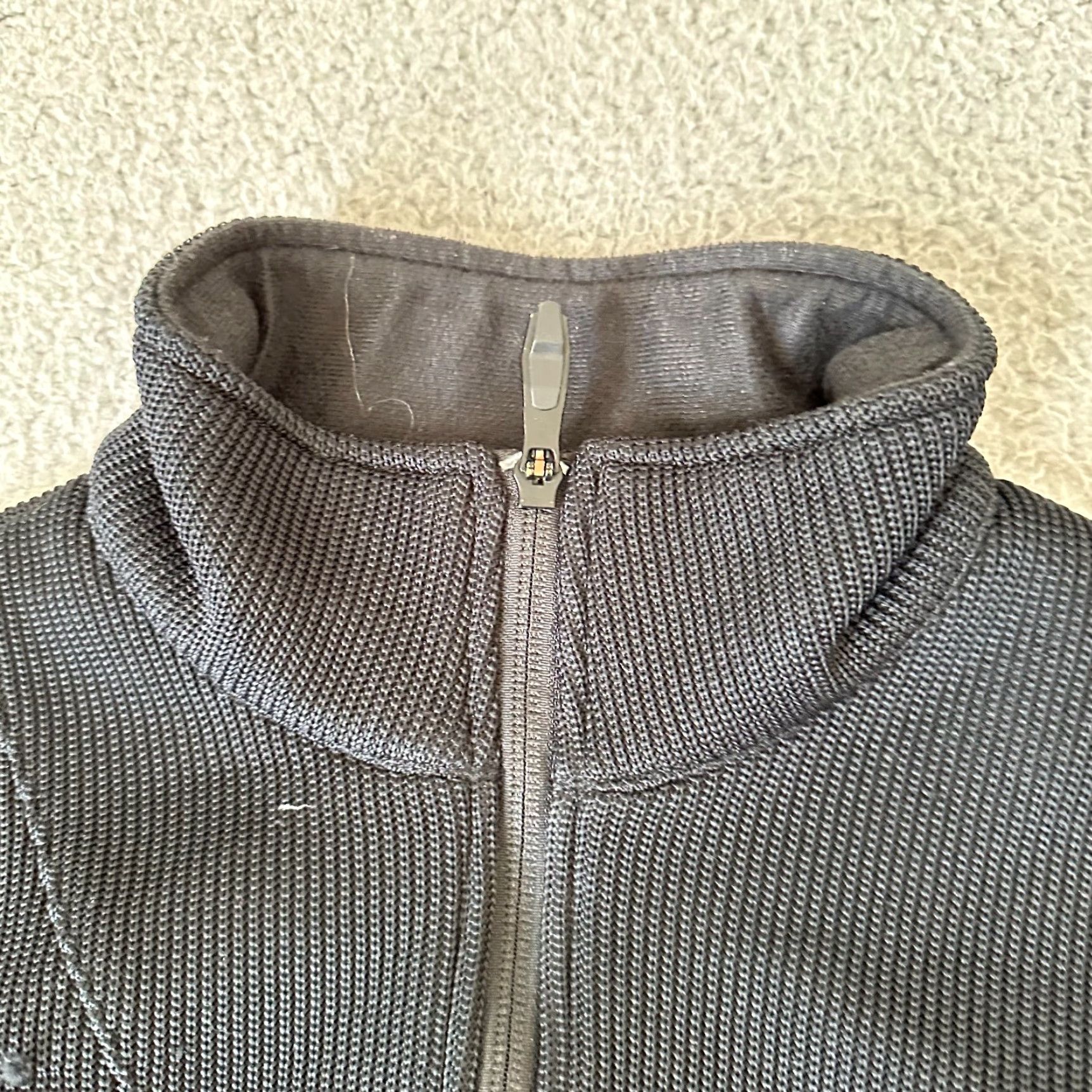 Spyder VINTAGE Spyder Sweatshirt Full Zip Ladies 14 Black Knit Fleece Mock Neck 80s 90s Pockets Size XL / US 12-14 / IT 48-50 - 5 Thumbnail