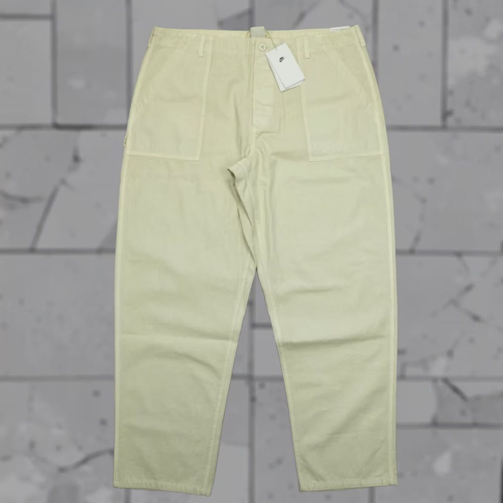 Nike Nike Life Twill Fatigue Pants Men’s 38 Light Khaki Casual Workwear Streetwear Utility Pockets Vintage-Inspired Jeans? Size US 38 / EU 54 - 1 Thumbnail