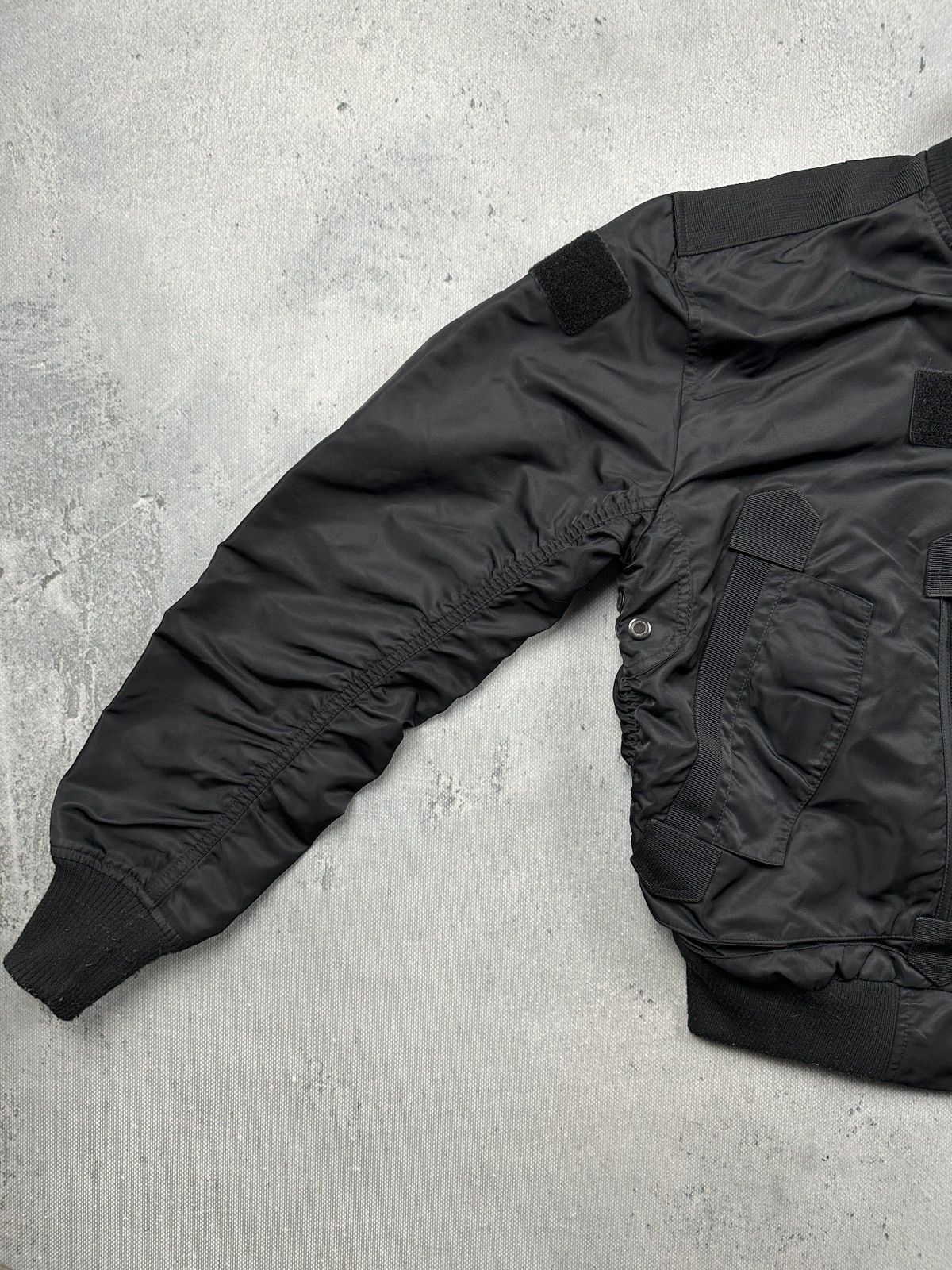 Vintage MilTec Tactical Flight Nylon Bomber Jacket Military Techwear Size US M / EU 48-50 / 2 - 5 Thumbnail