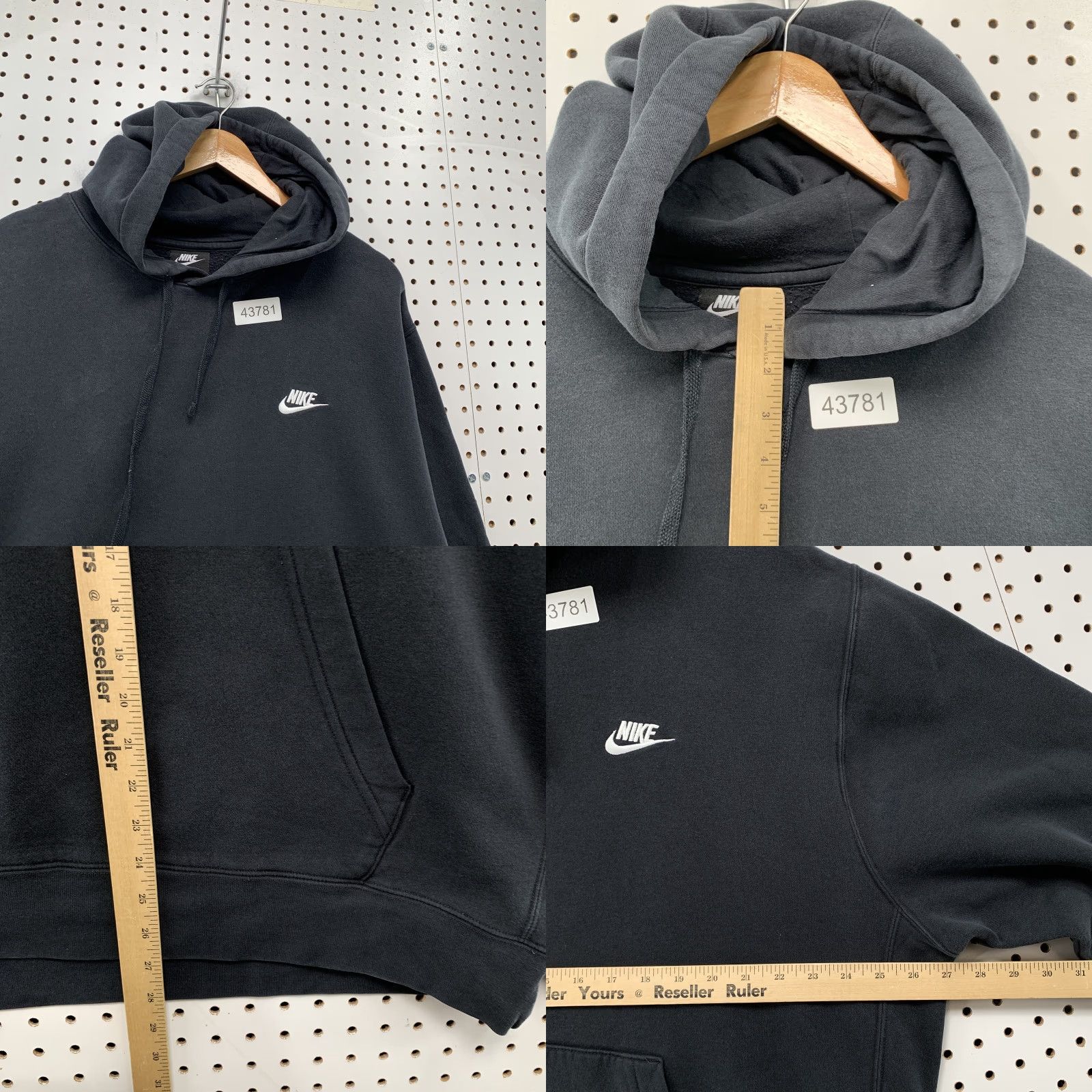 Nike Nike Essential Hoodie Sweatshirt Mens 2XL Black Hooded Embroidered Swoosh Size US XXL / EU 58 / 5 - 8 Thumbnail