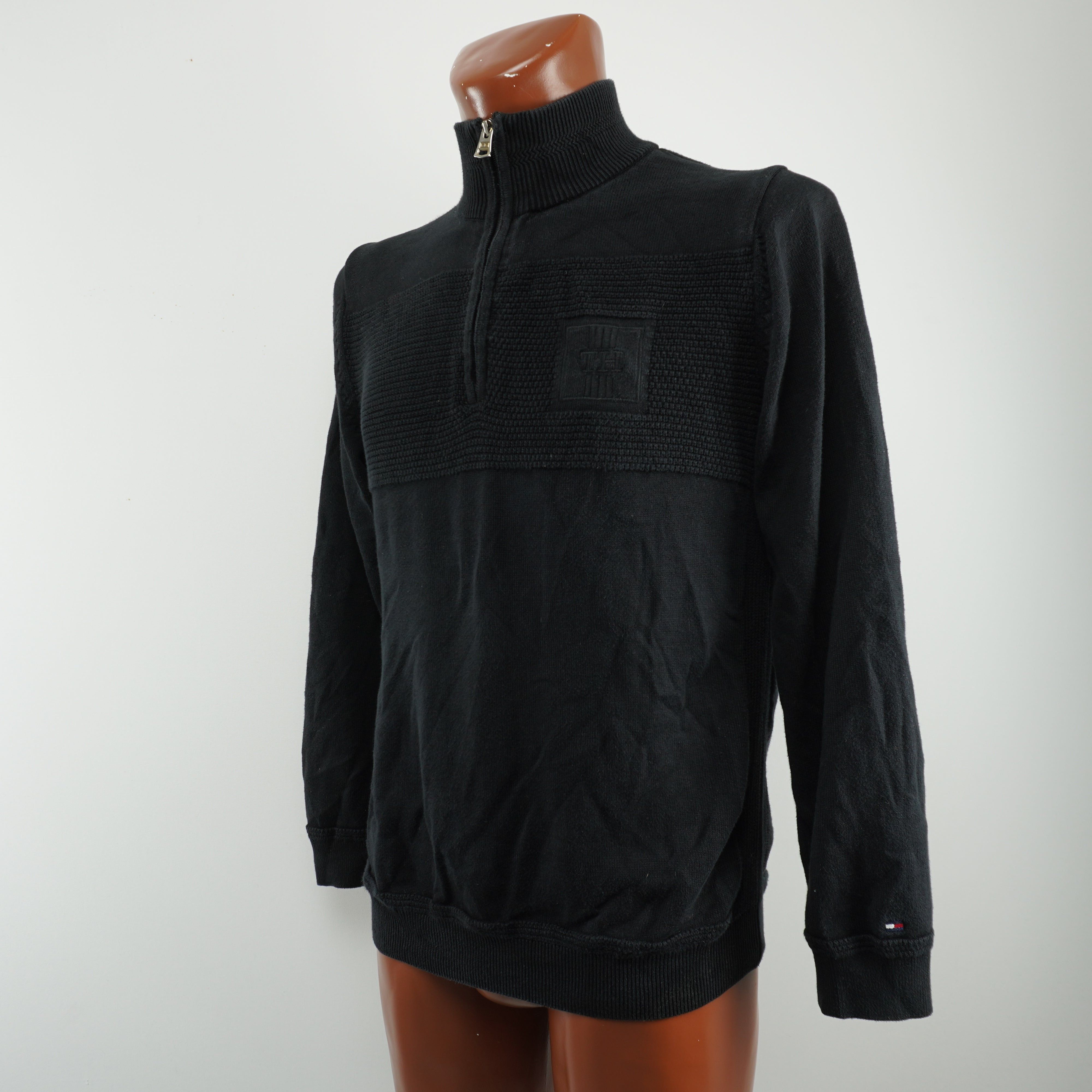 Tommy Hilfiger Pre-owned Men's Tommy Hilfiger Black Sweater Size US L / EU 52-54 / 3 - 5 Thumbnail