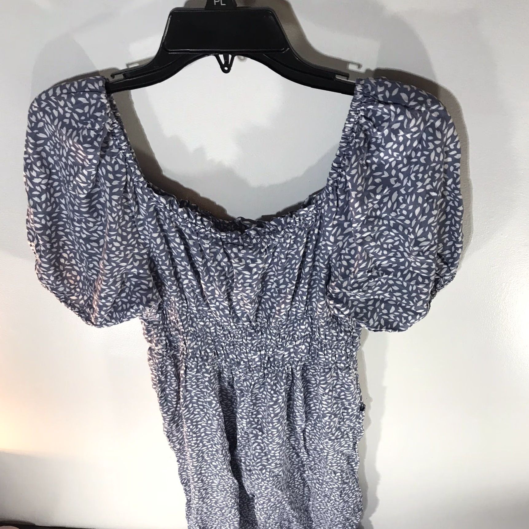 Vintage SINCERELY JULES Scoop Neck Ruffle Romper Womens Size M Blu/Wht Comfort Casual Size 32" / US 10 / IT 46 - 4 Thumbnail