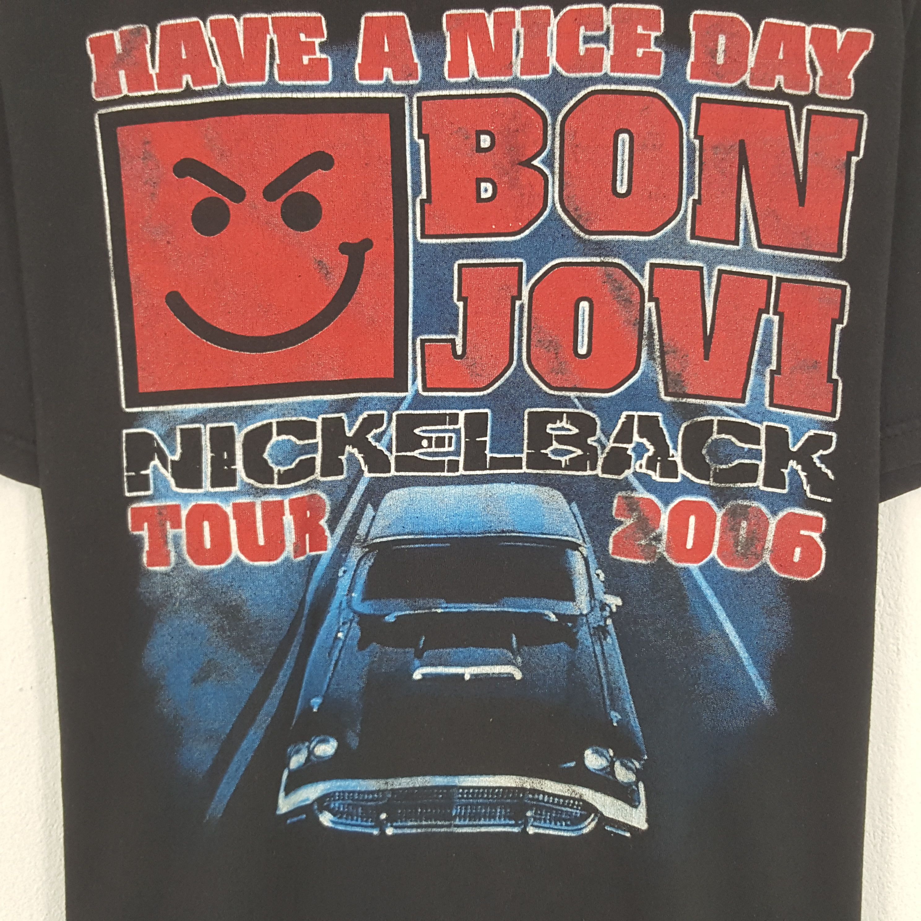 Band Tees × Vintage Vintage Bon Jovi Have A Nice Day Tour 2006 Tshirt Size US L / EU 52-54 / 3 - 2 Thumbnail