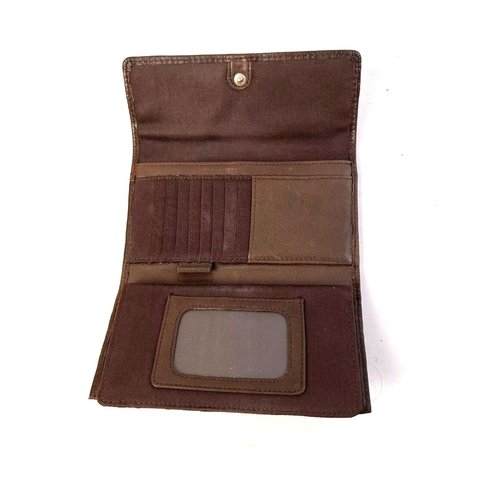 Fossil Fossil Flap Clutch Wallet Women Leather Credit Card Holder Size ONE SIZE - 5 Thumbnail