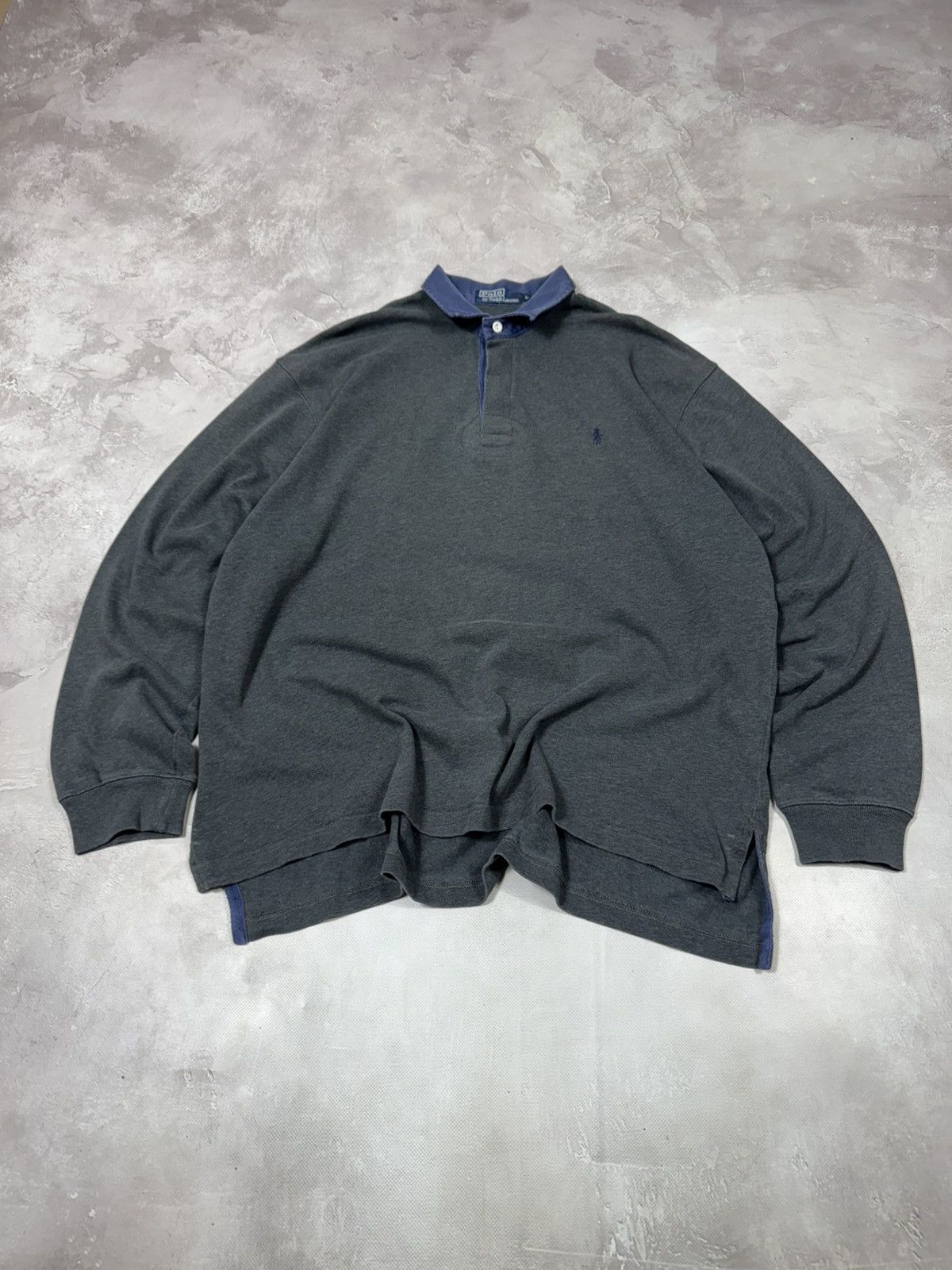Polo Ralph Lauren Vintgae Polo Ralph Lauren Long-sleeve Rugby Sweatshirt Size US L / EU 52-54 / 3 - 2 Thumbnail