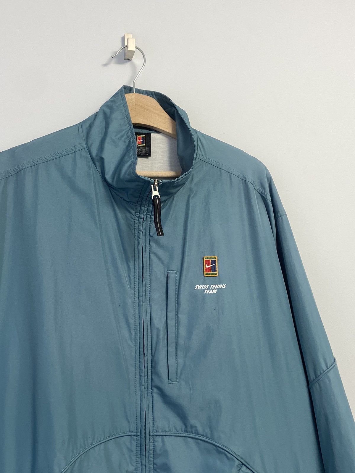 Vintage Nike Vintage Jacket Court 90ʼs Style Logo Hype Size US L / EU 52-54 / 3 - 2 Thumbnail