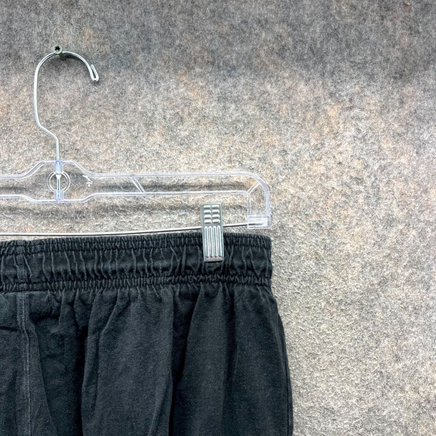 Champion Champion Jogger Pants Mens Large Black Cotton Fleece Sweatpants Regular Rise 10-12in Inseam 32in Pockets Sports Gym Training Everydaywear Athletic Size US 33 - 7 Thumbnail