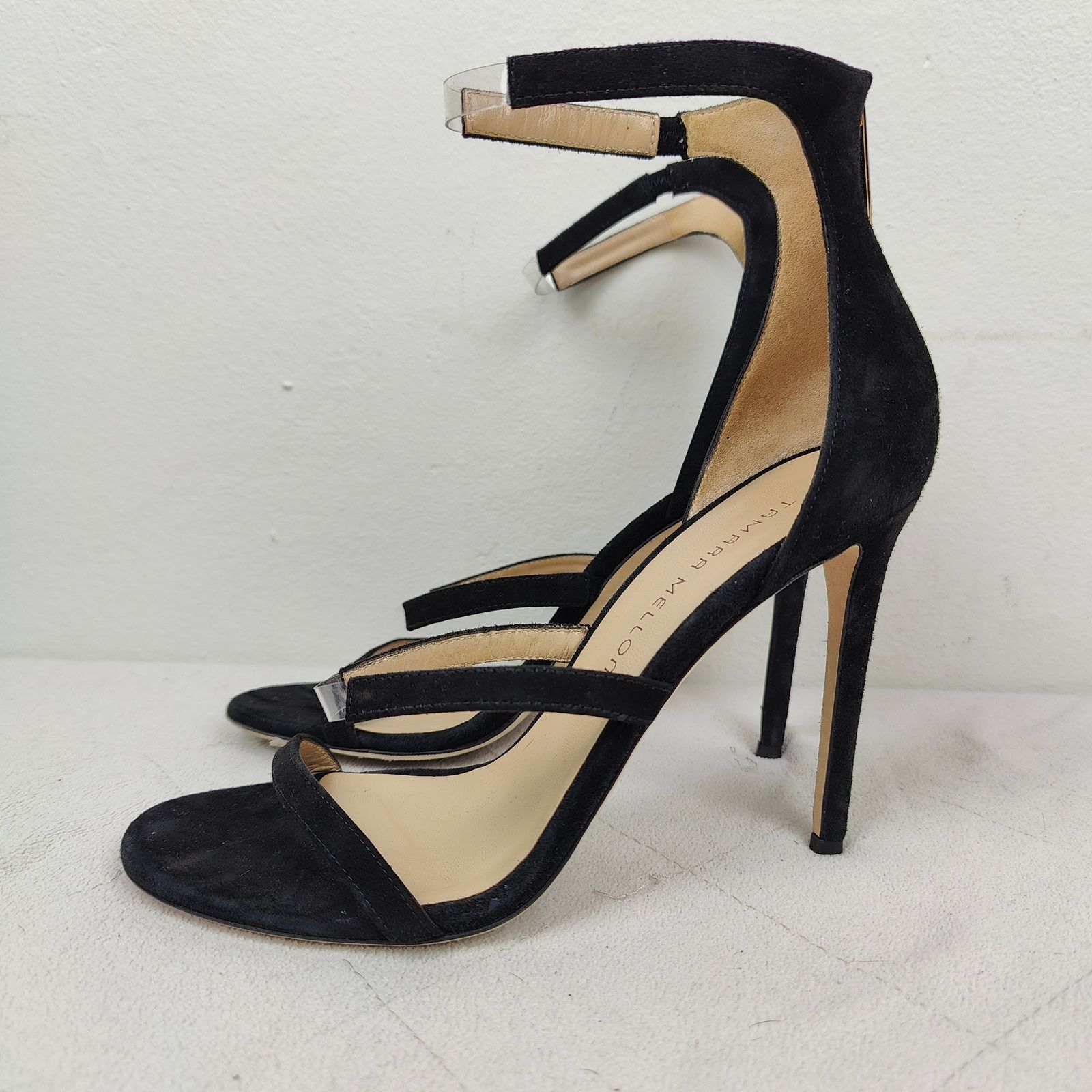 Tamara Mellon Tamara Mellon Reverse Frontline Heels Womens 38.5 8.5 Black Size US 8.5 / IT 38.5 - 5 Thumbnail