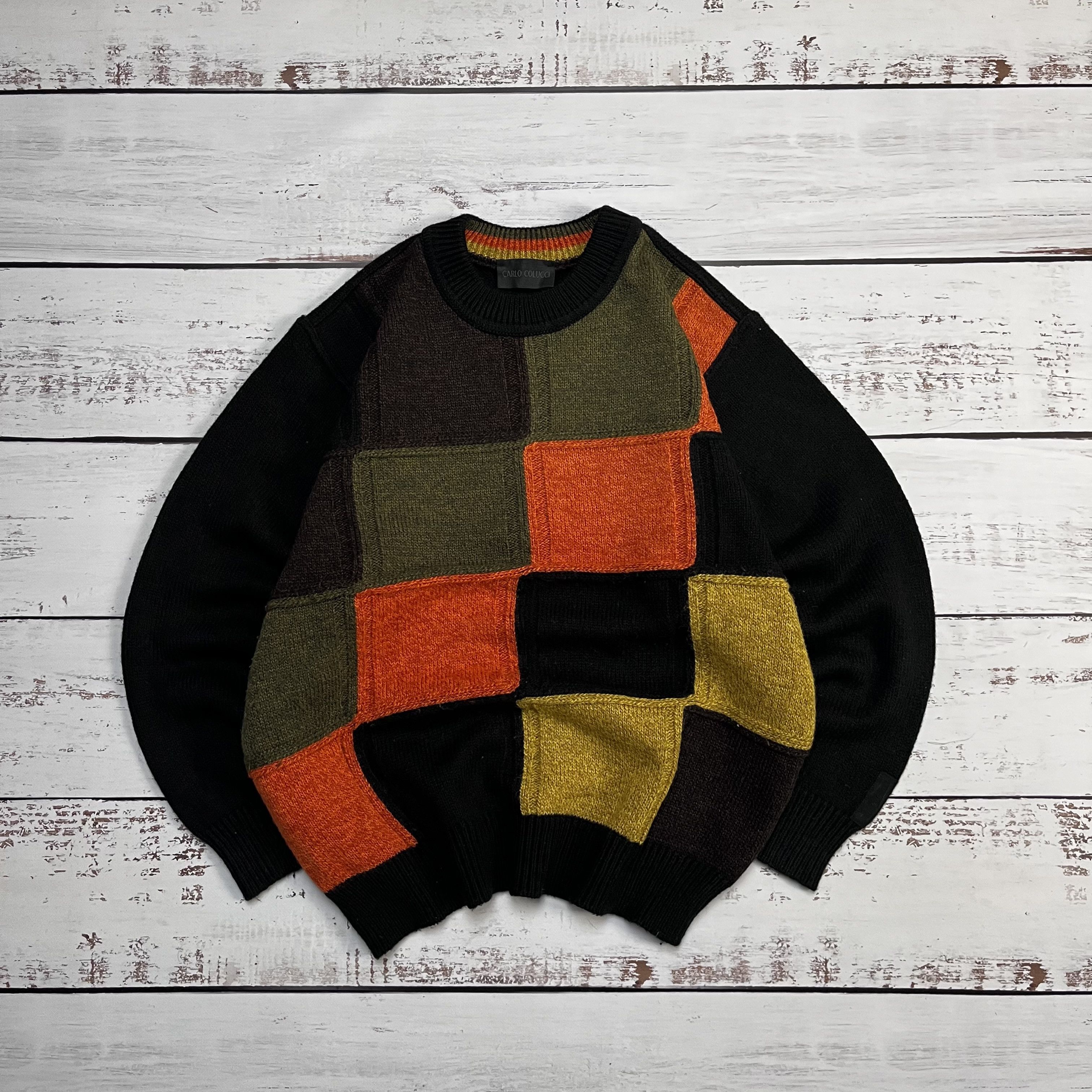 Carlo Colucci × Vintage CARLO COLUCCI VINTAGE WOOL KNITTED SWEATER Size US M / EU 48-50 / 2 - 2 Thumbnail