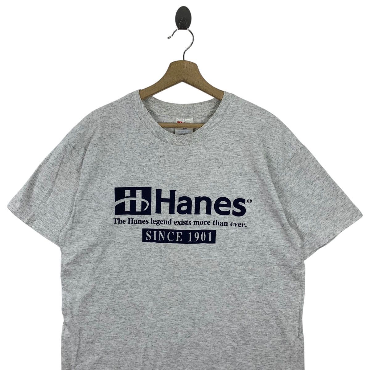 Vintage Vintage 90’ HANES 1901 LEGEND Made In USA Tee Shirt Top Size US L / EU 52-54 / 3 - 2 Thumbnail