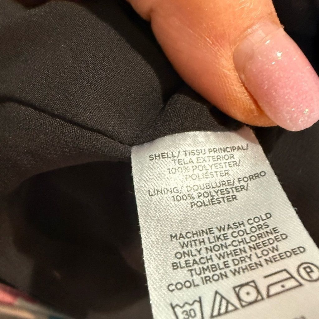 Ann Taylor Ann Taylor Black Blouse with White Dots Size XS / US 0-2 / IT 36-38 - 5 Thumbnail