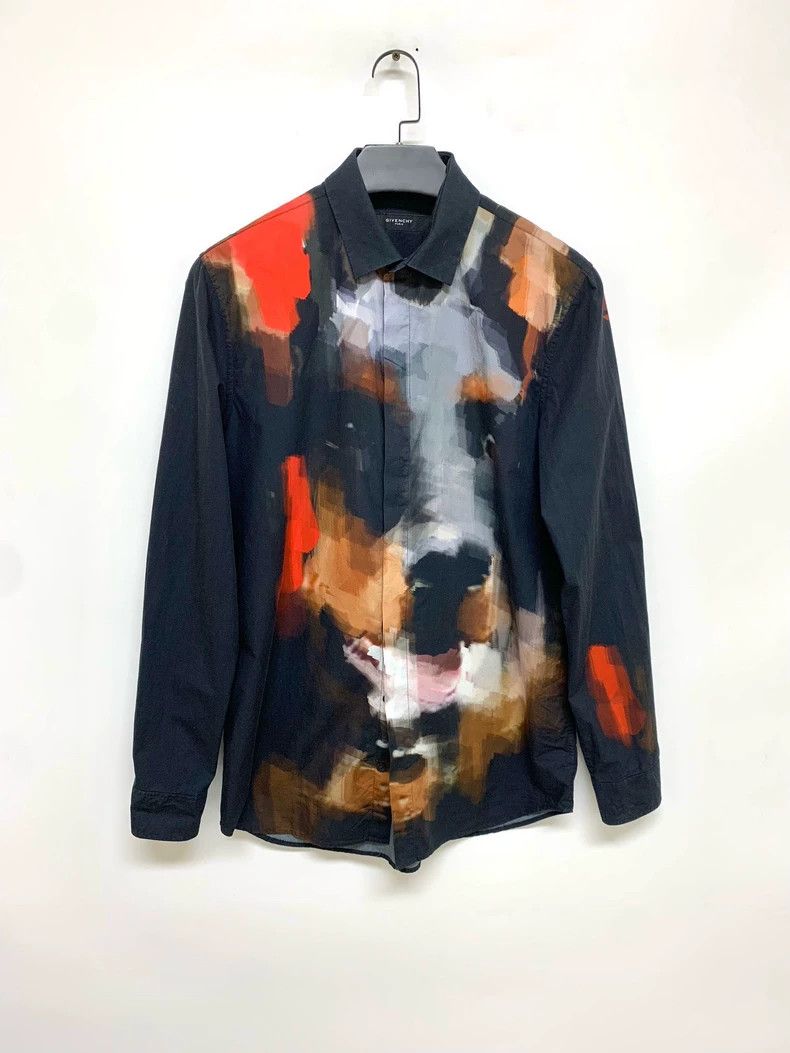 Givenchy Givenchy Size41 Oil Painting Shirt Size US M / EU 48-50 / 2 - 1 Thumbnail