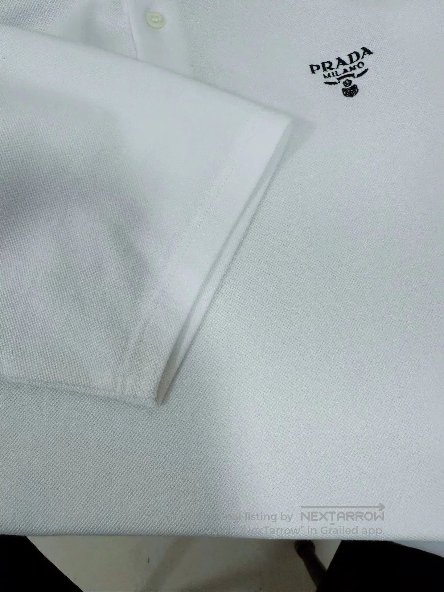 Prada Prada Men's White Short-Sleeve T-Shirt. Size US XL / EU 56 / 4 - 5 Thumbnail