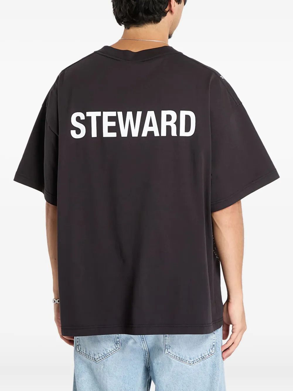 Umbro x Slam Jam Black Steward Vest Print Oversized T-Shirt Size US S / EU 44-46 / 1 - 5 Thumbnail