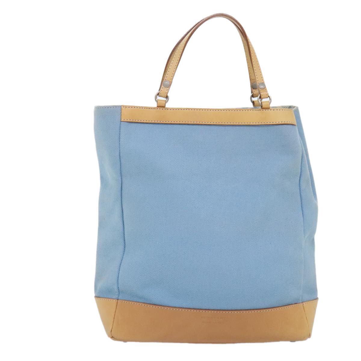 Burberry Blue Canvas Handbag (Pre-Owned) Size ONE SIZE - 1 Thumbnail