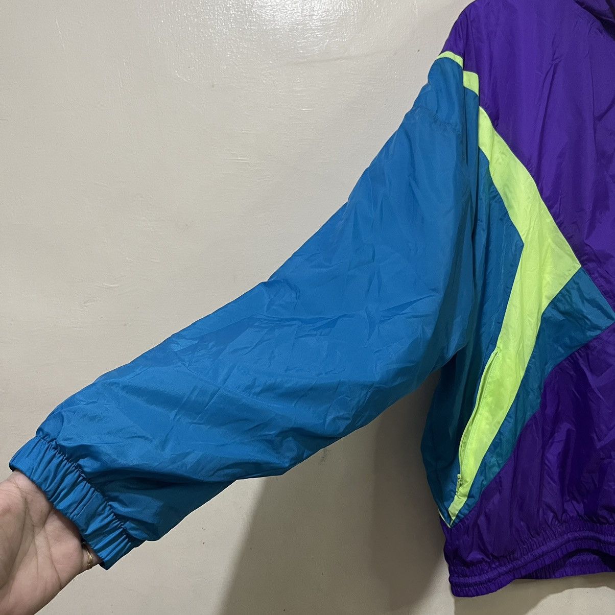 Nike 90's Nike Tritone Zip Up Windbreaker Jacket Size US XL / EU 56 / 4 - 4 Thumbnail