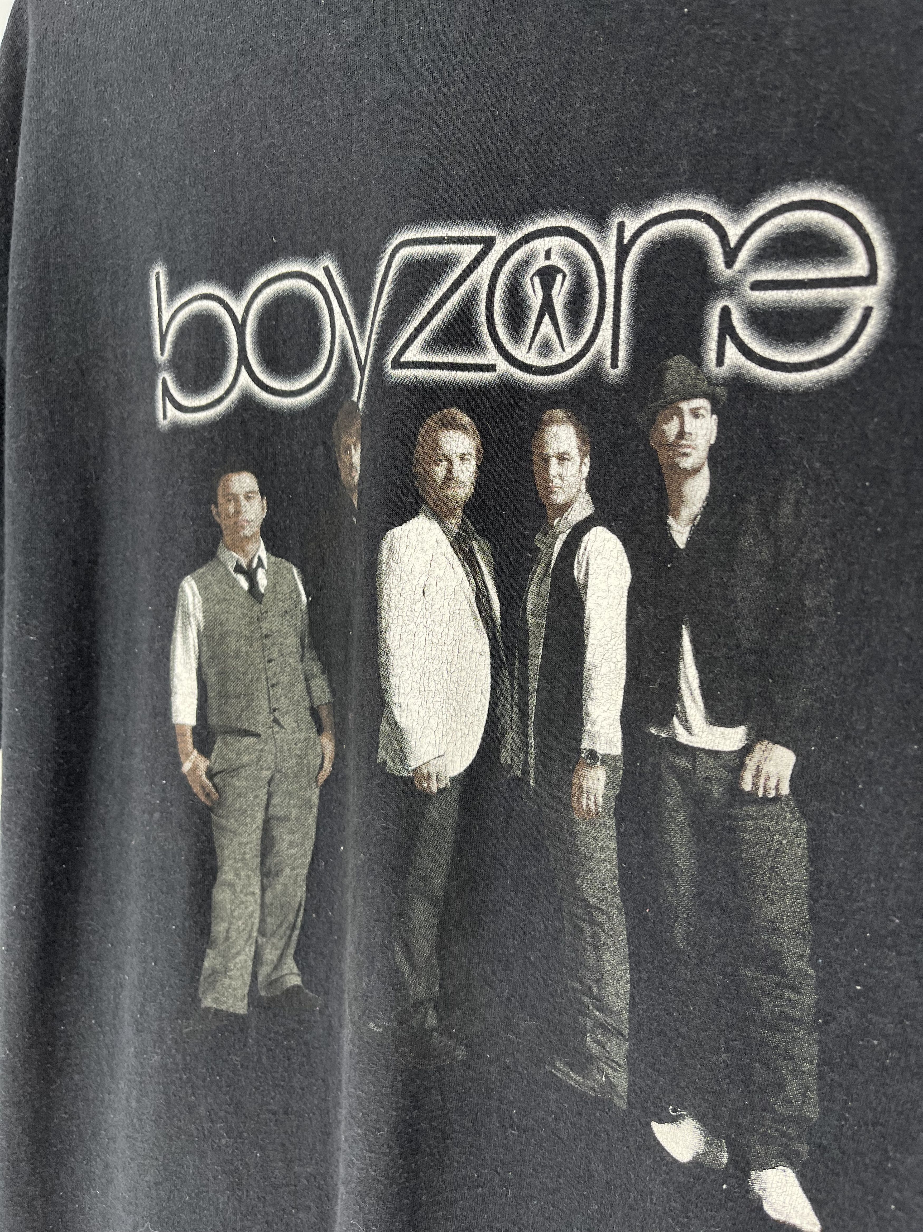 Band Tees Vintage Y2K Boyzone T-Shirt Live By Request Tour Tee Size US L / EU 52-54 / 3 - 5 Thumbnail