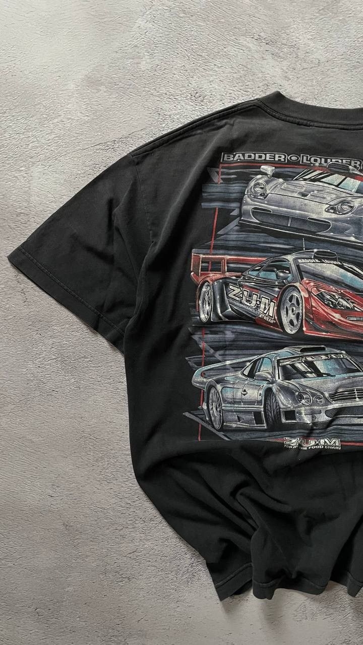 Vintage Vintage Zumspeed Dykom Cars Japan Black T Shirt 1995/1996 Size US XL / EU 56 / 4 - 2 Thumbnail