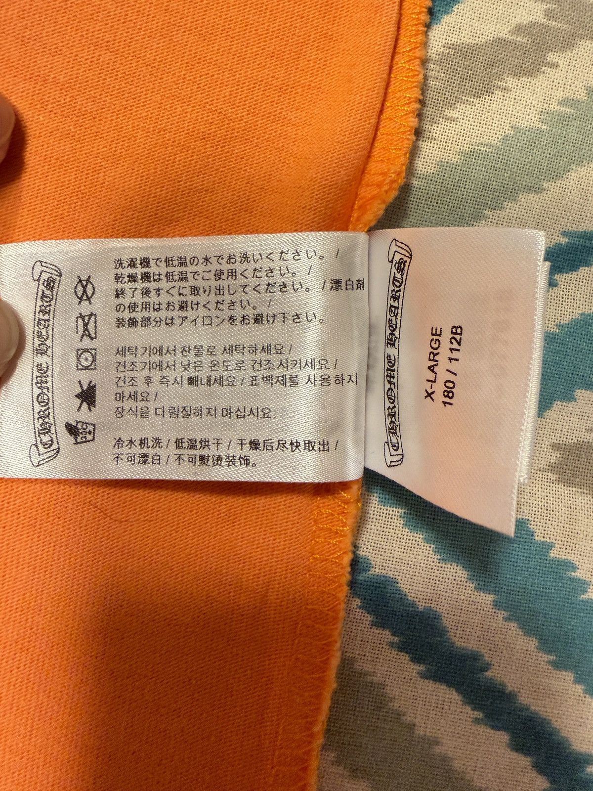 Chrome Hearts Chrome hearts x Mattyboy orange link & build t-shirt!! Size US XL / EU 56 / 4 - 11 Thumbnail