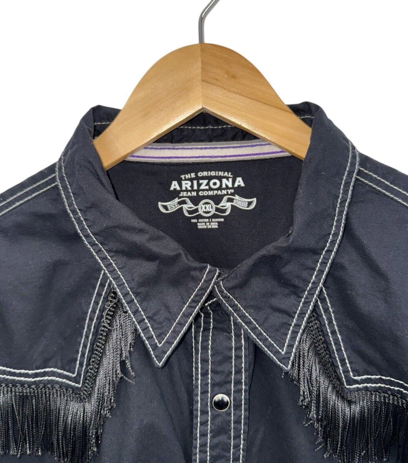 Designer Vintage Arizona Jean Co Western Shirt Pearl Snap Sz 2XL Size US XXL / EU 58 / 5 - 4 Thumbnail