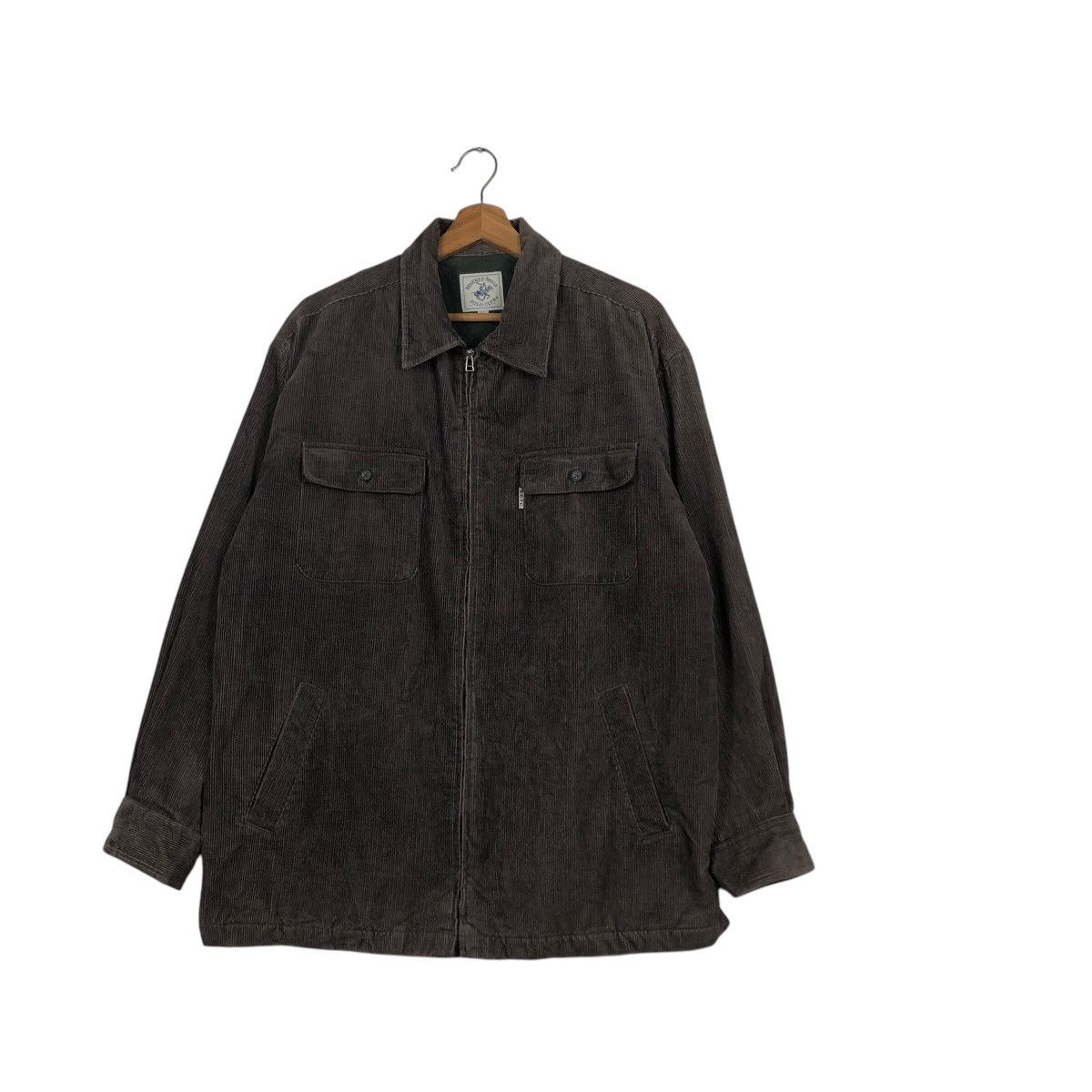 📌Vintage Corduroy Biker Jacket Beverly Hills Polo Club