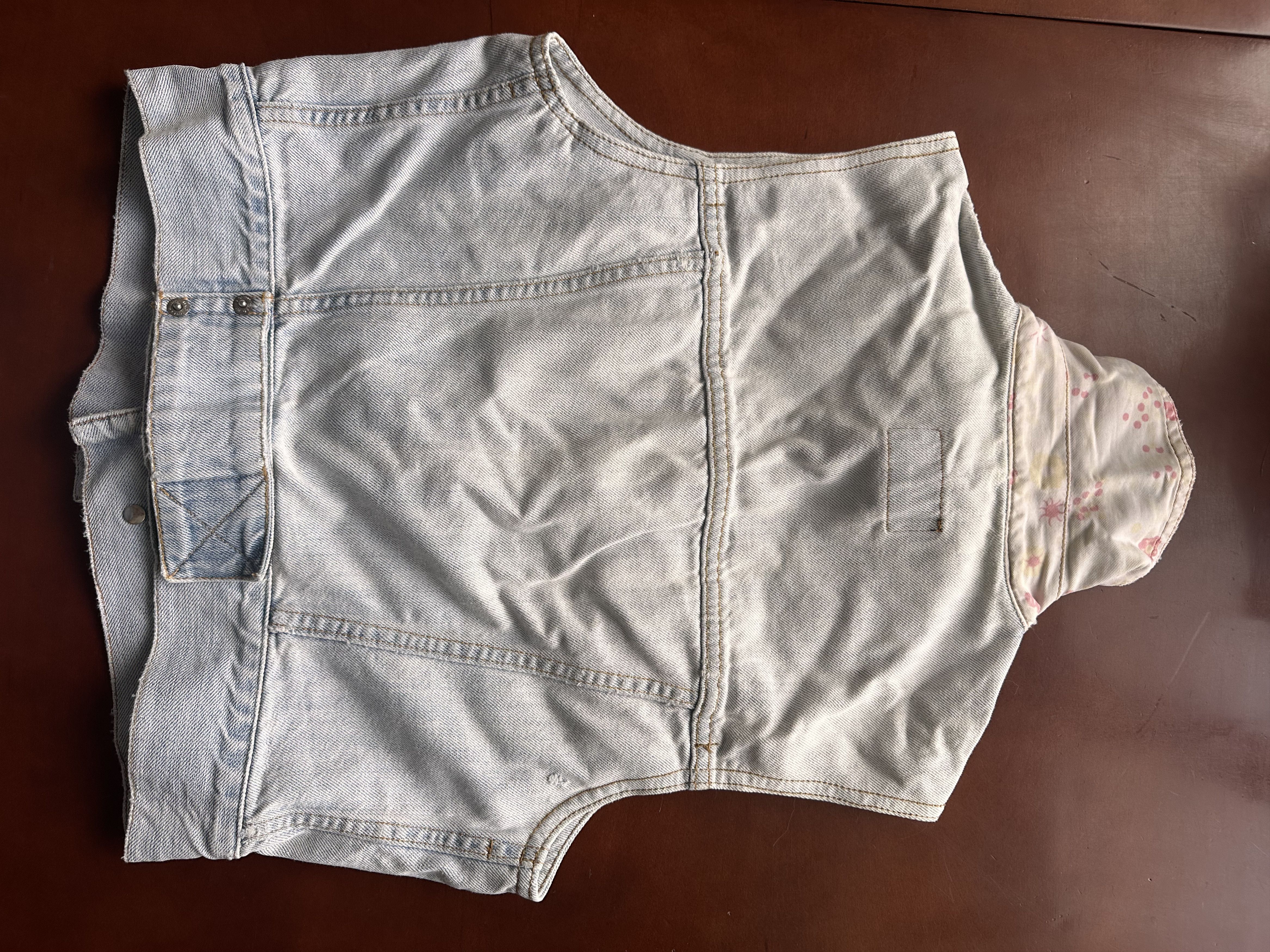 Dolce & Gabbana Dolce&Gabbana Vintage Washed Blue Distress Denim Zip Vest Size XS / US 0-2 / IT 36-38 - 16 Thumbnail