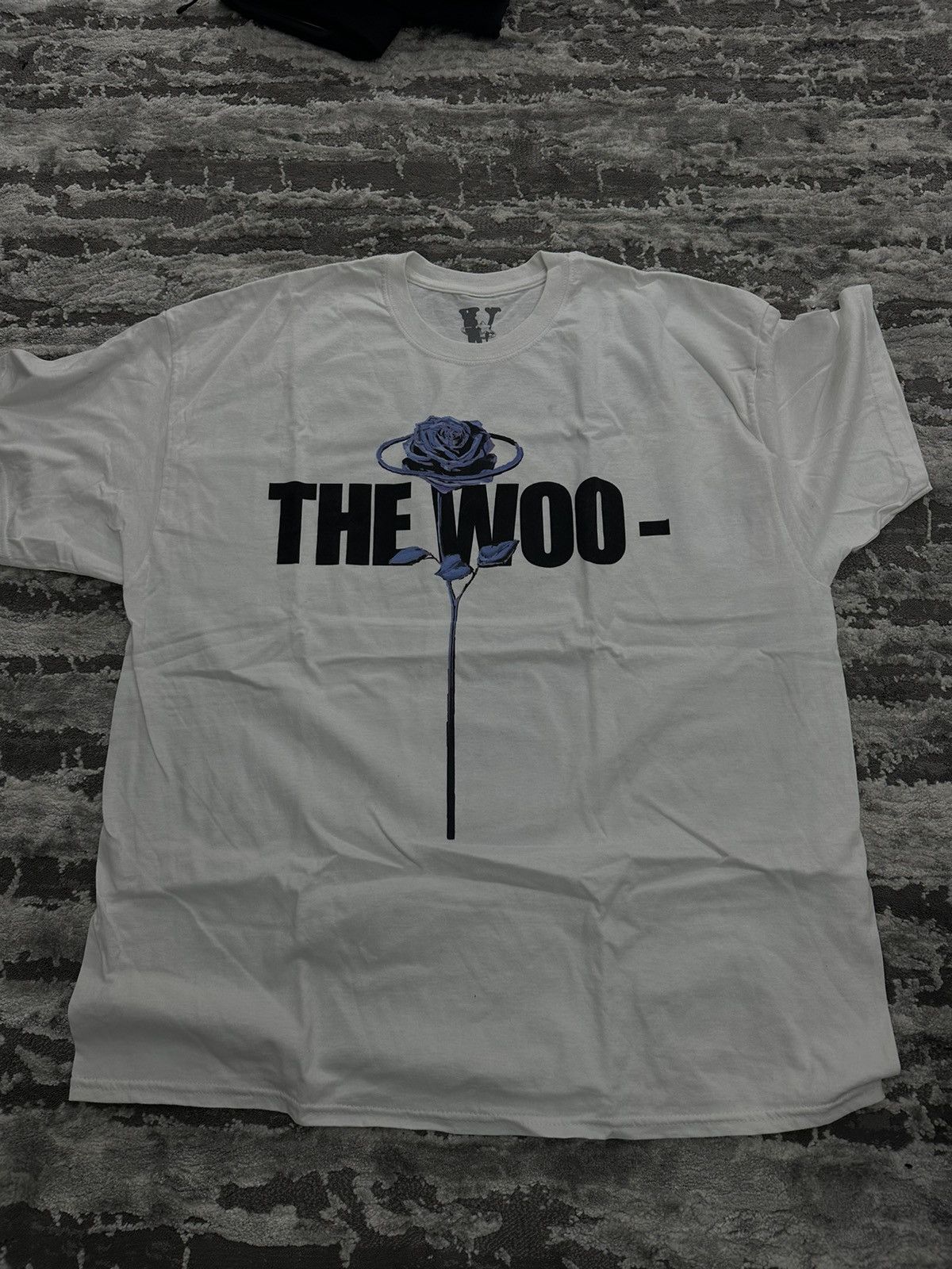 Vlone Pop Smoke x VLONE The Woo T-Shirt White | Grailed