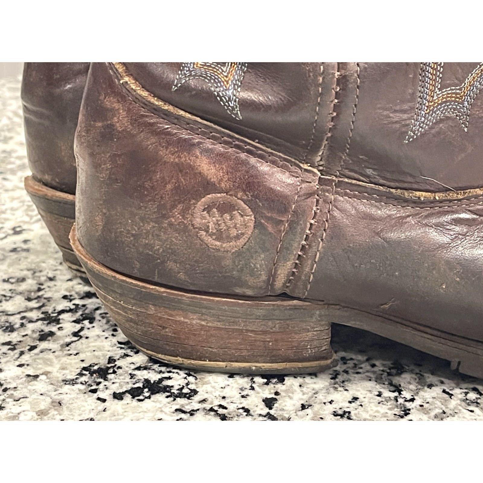 Doublet Double H Boots Gel Ice Work Boots Brown Mens Size 11.5D US Brown Gel Ice Work Leather Western Cowboy Size US 11.5 / EU 44-45 - 4 Thumbnail