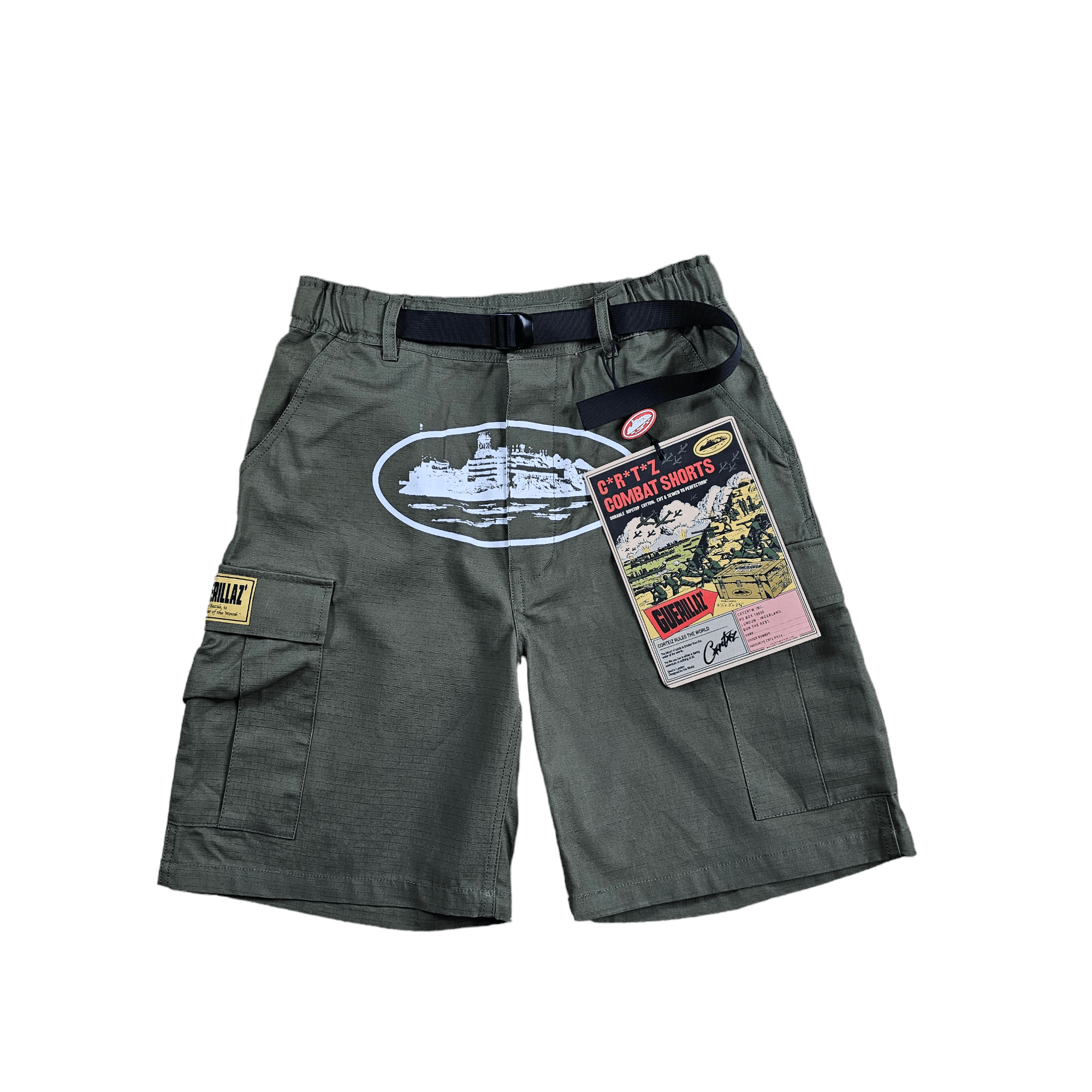 Corteiz Corteiz Storm Cargo Shorts Black Size Medium | Grailed