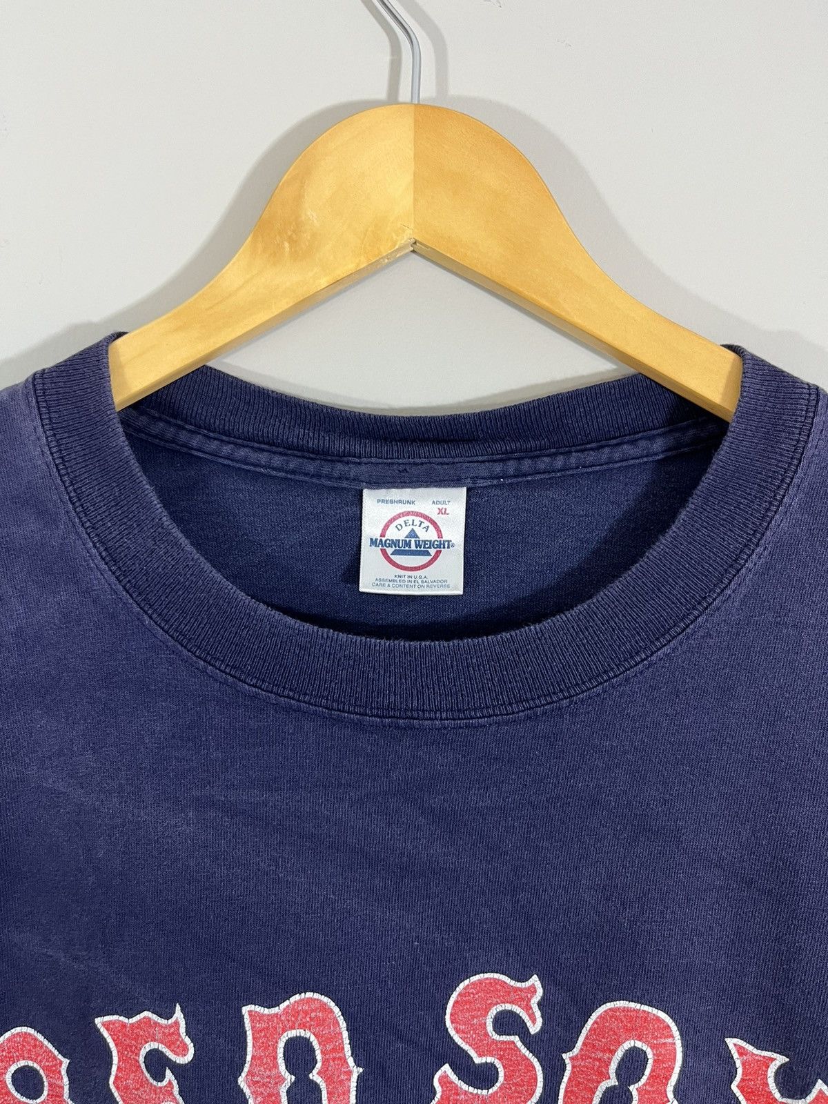 MLB × Vintage Sun Faded Boston Red Sox MLB Baseball Oversize Tee Size US XL / EU 56 / 4 - 3 Thumbnail