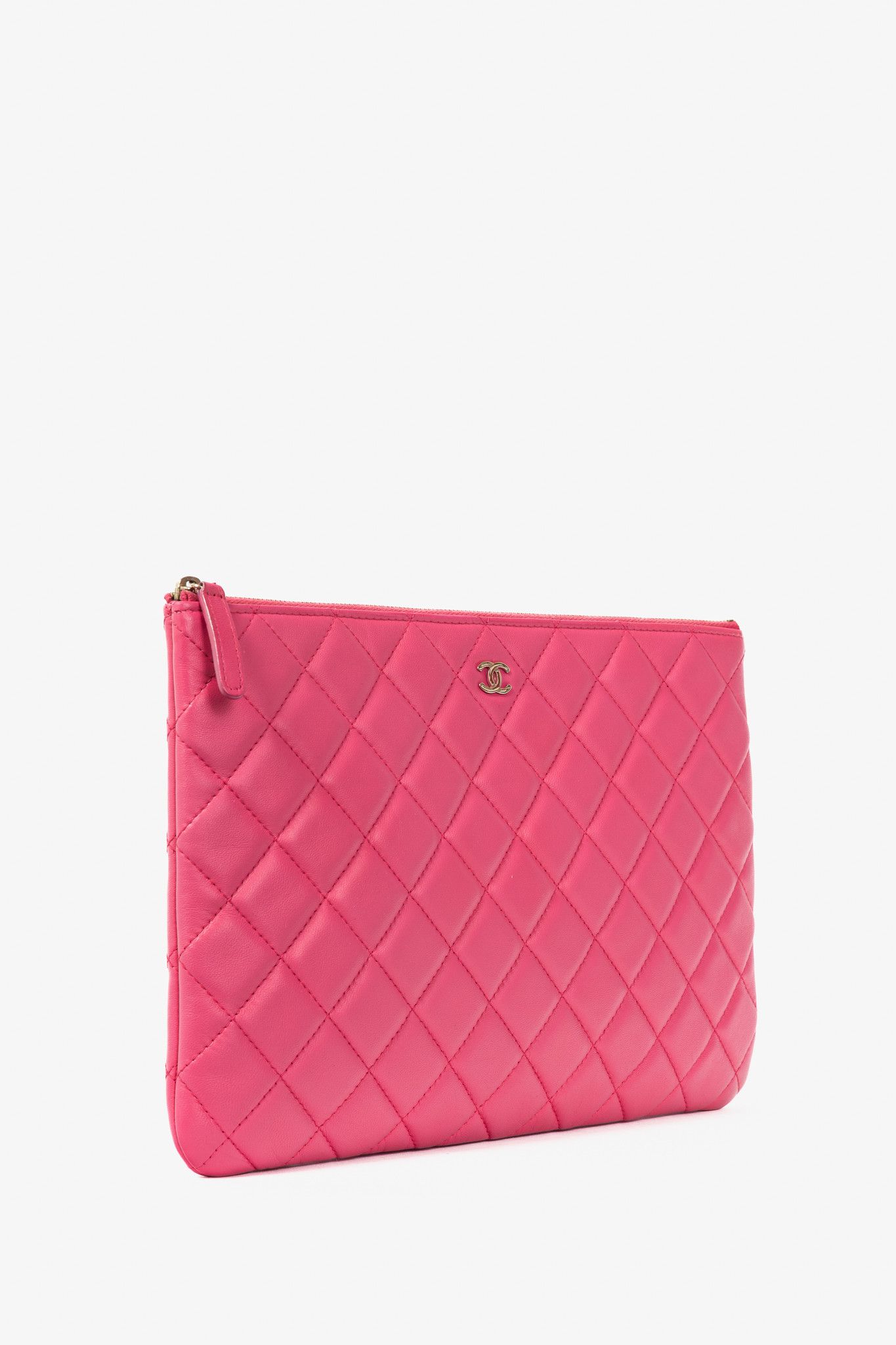 Chanel Chanel Pink Quilted Lambskin Medium O-Case Size ONE SIZE - 2 Thumbnail