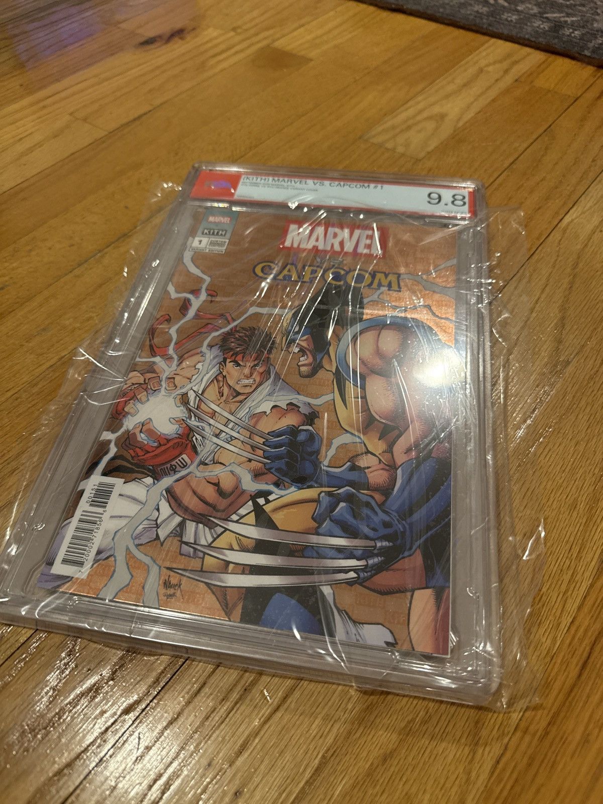 Kith Kith Marvel vs capcom comic wolverine vs ryu orange PSA 9.8 Size ONE SIZE - 3 Thumbnail