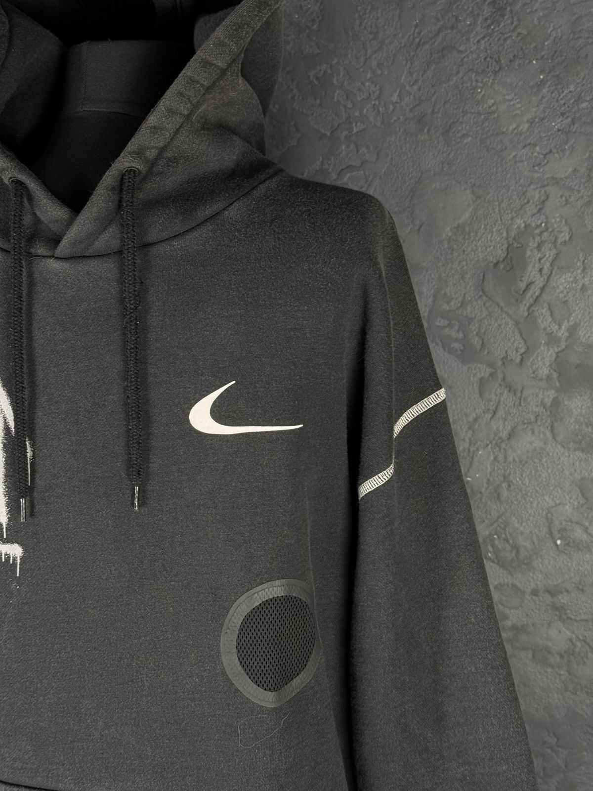 Nike × Off-White NIKE x OFF-WHITE SS20 Black NRG Hoodie Virgil Abloh Size US M / EU 48-50 / 2 - 7 Thumbnail