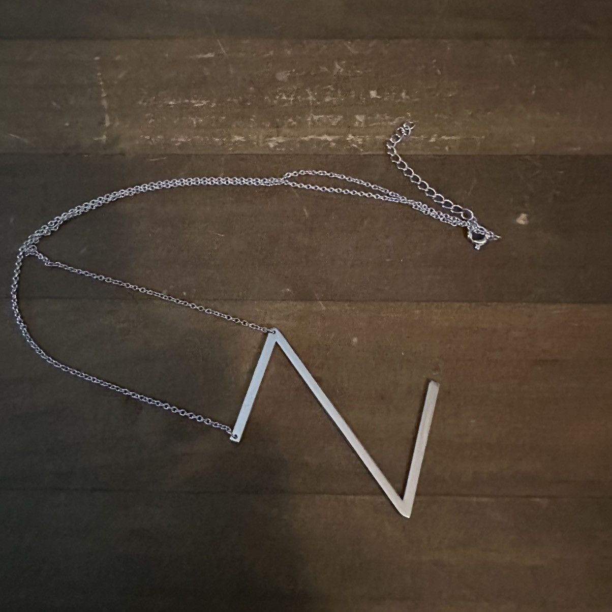 Other Cai silver tone block initial letter Z necklace Size ONE SIZE - 3 Thumbnail