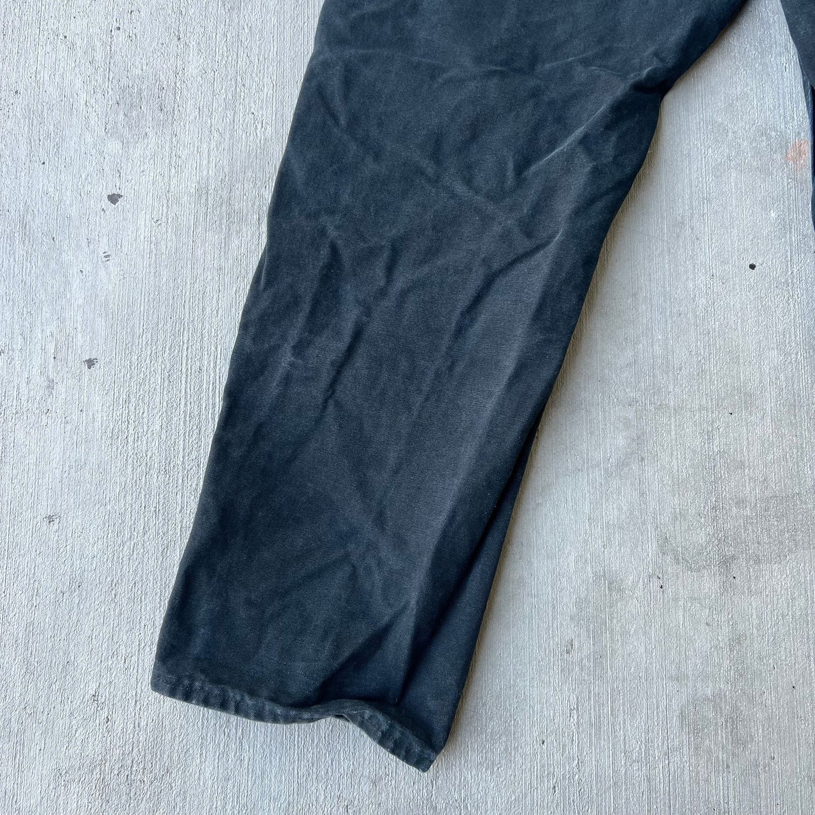 Carhartt × Vintage Carhartt faded black double knee work wear carpenter pants Size US 33 - 9 Thumbnail