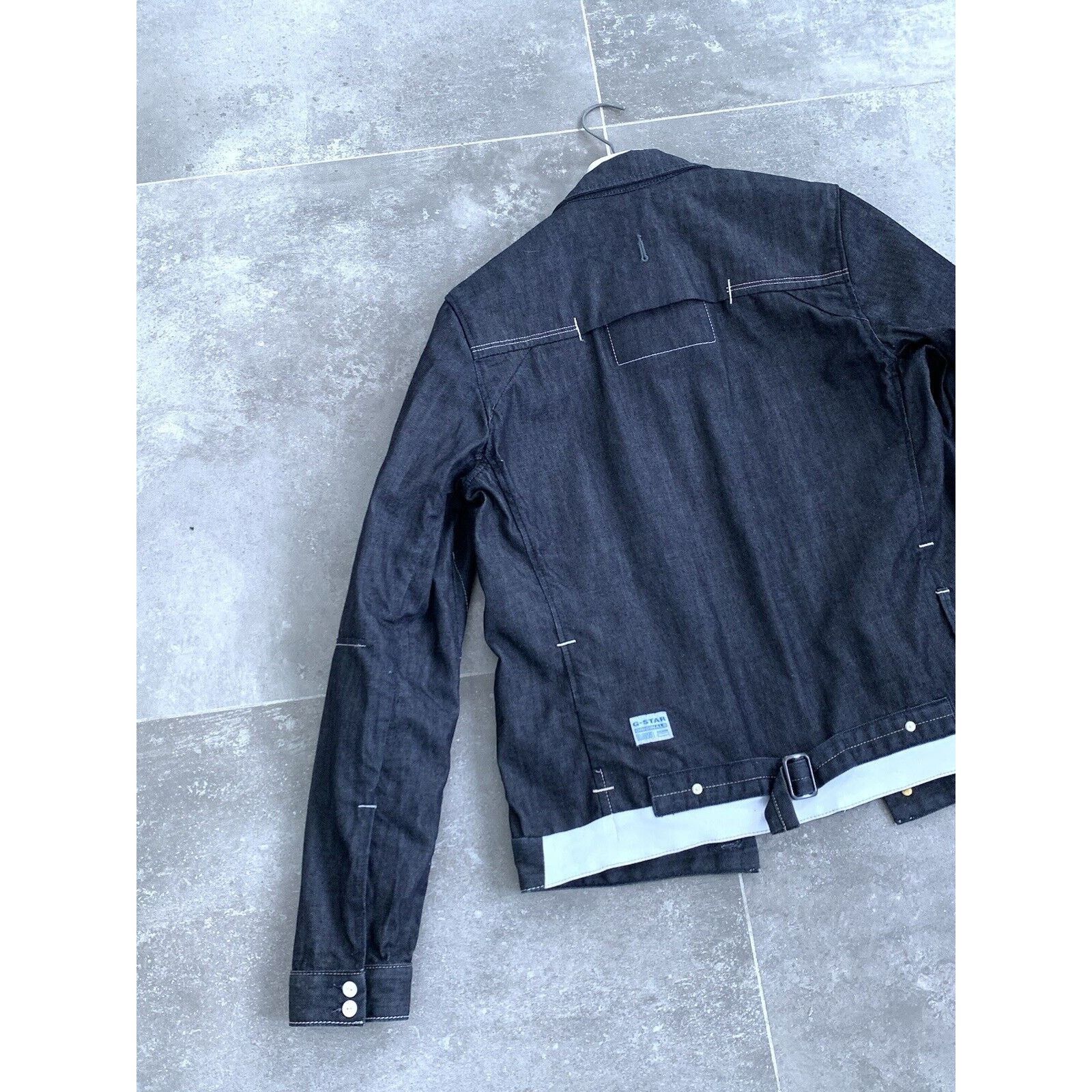 G-Star Mens G-STAR ORGANIC Raw Alcatraz Denim Jacket Coat SZ M EU48 Size US M / EU 48-50 / 2 - 7 Thumbnail