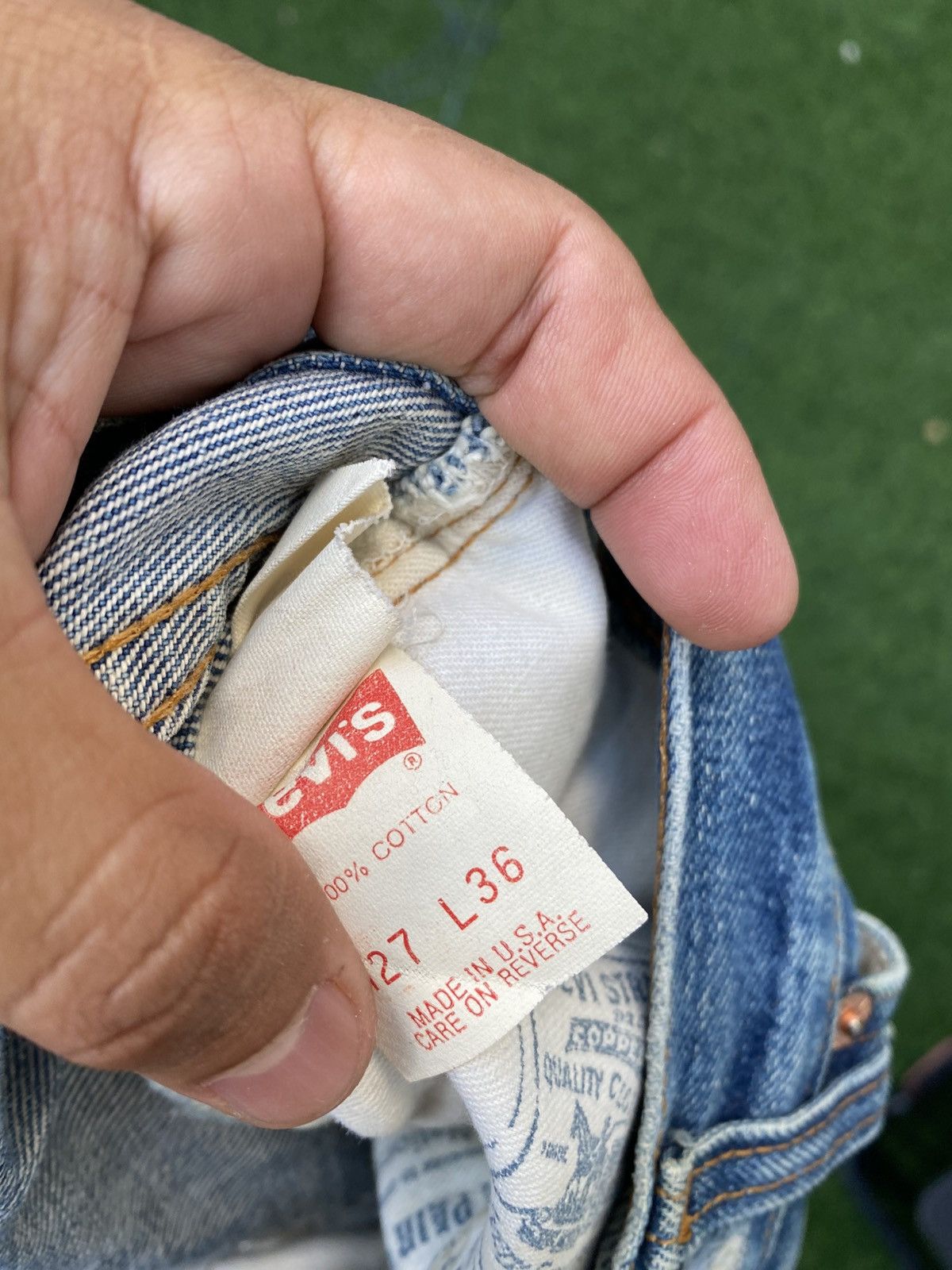 Levi's Vintage Clothing W27x32 vintage levi's 501 redline big E made in USA Size 27" / US 4 / IT 40 - 10 Thumbnail