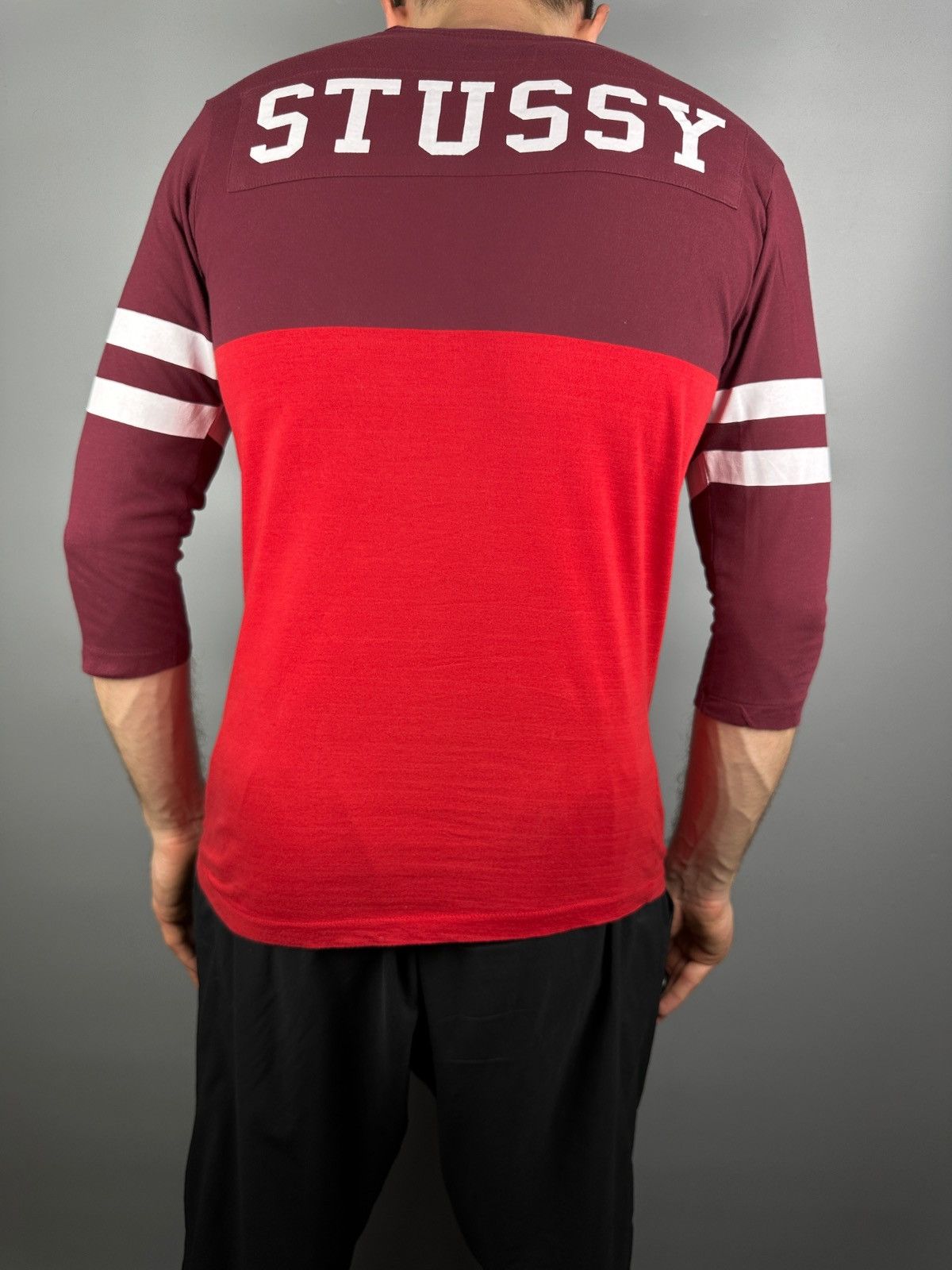 Stussy Stussy T Shirt Tee Jersey Y2K Vintage Long Sleeve 3/4 Size US M / EU 48-50 / 2 - 12 Thumbnail