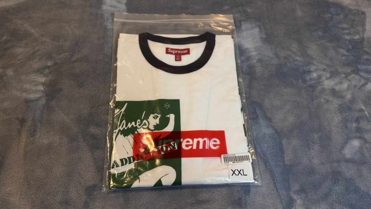 Supreme Supreme x Jane’ Addiction Ringer Tee Size US XXL / EU 58 / 5 - 3 Thumbnail