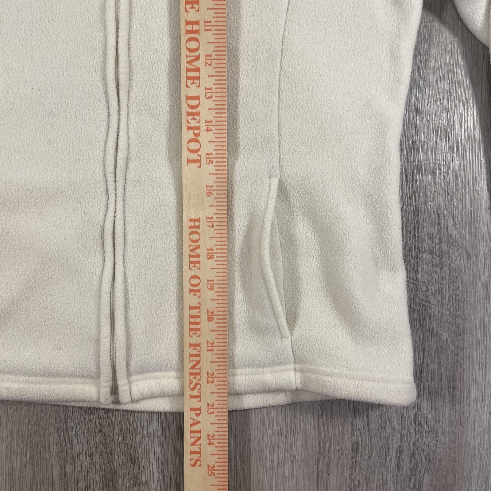 L.L. Bean L.L.Bean Women's Full Zip Fleece Hoodie Cream Midlayer M Size M / US 6-8 / IT 42-44 - 6 Thumbnail