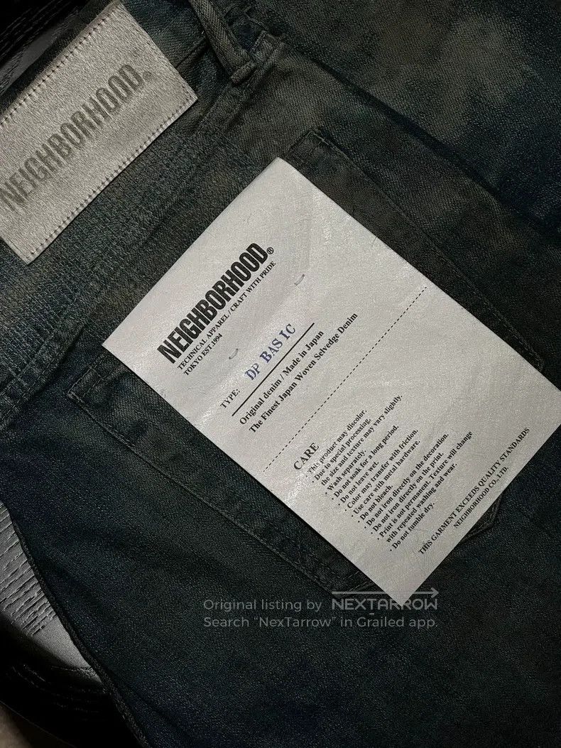 Neighborhood Neighborhood size L Nissan Distressed Denim Pants Size US 27 - 1 Thumbnail