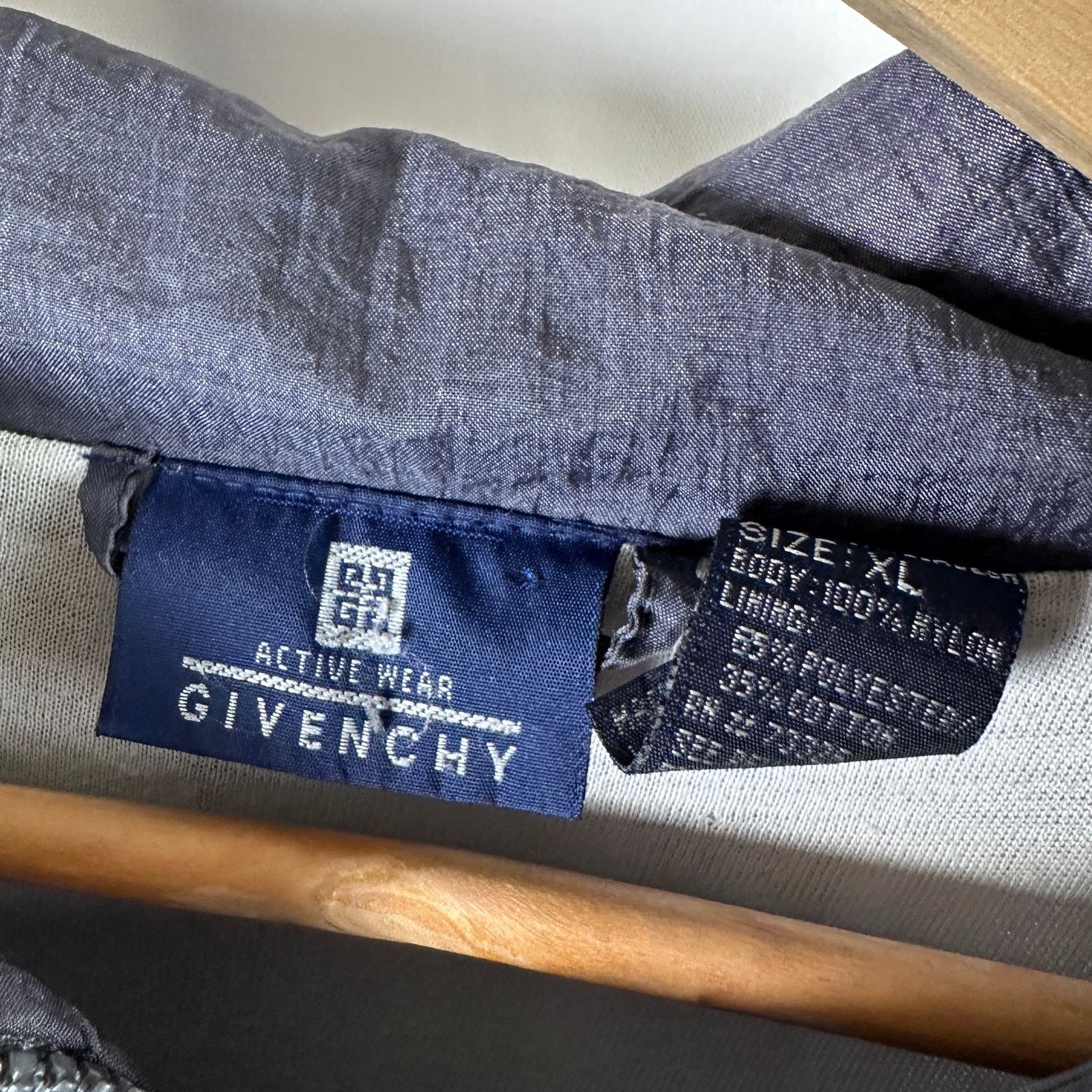 Givenchy Vintage Grey/Blue Track Jacket Size US XL / EU 56 / 4 - 4 Thumbnail