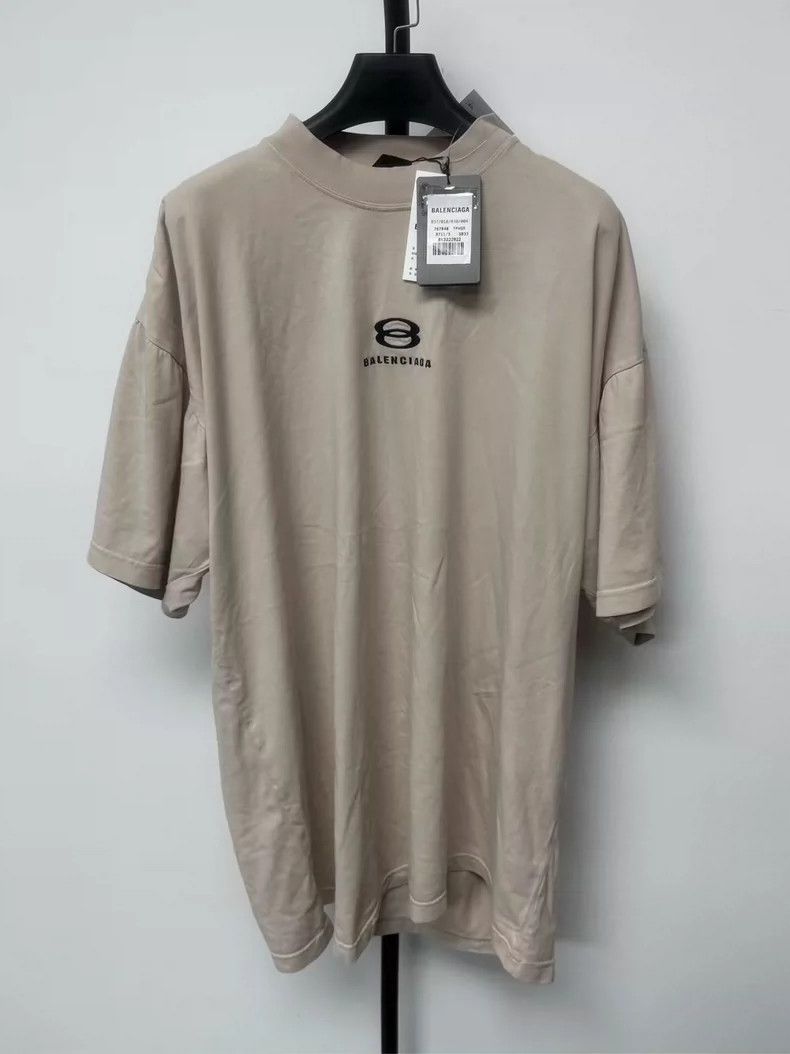 Balenciaga Balenciaga Monogrammed printed crewneck pullover T-shirt Size US L / EU 52-54 / 3 - 1 Thumbnail