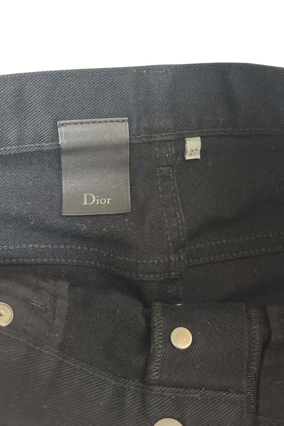 Dior Dior x Toru Kamei Patch Denim Jean Size US 27 - 4 Thumbnail
